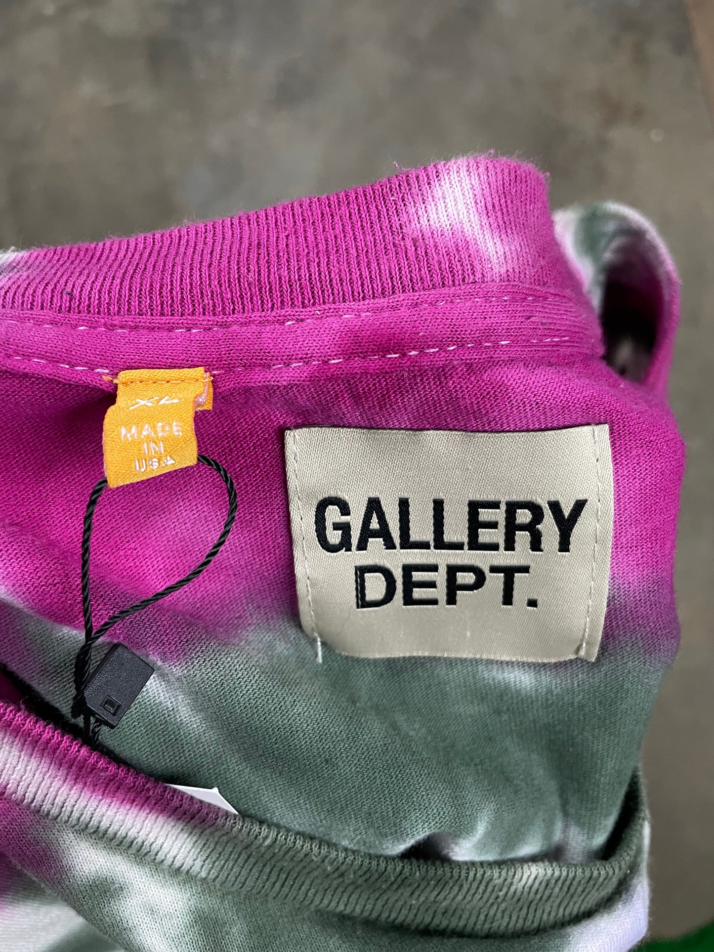 Gallery Dept G-Ball Tee Green Purple Used XL