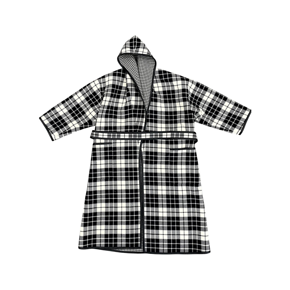 Balenciaga Ye24 Plaid Wool Black & White Jacket