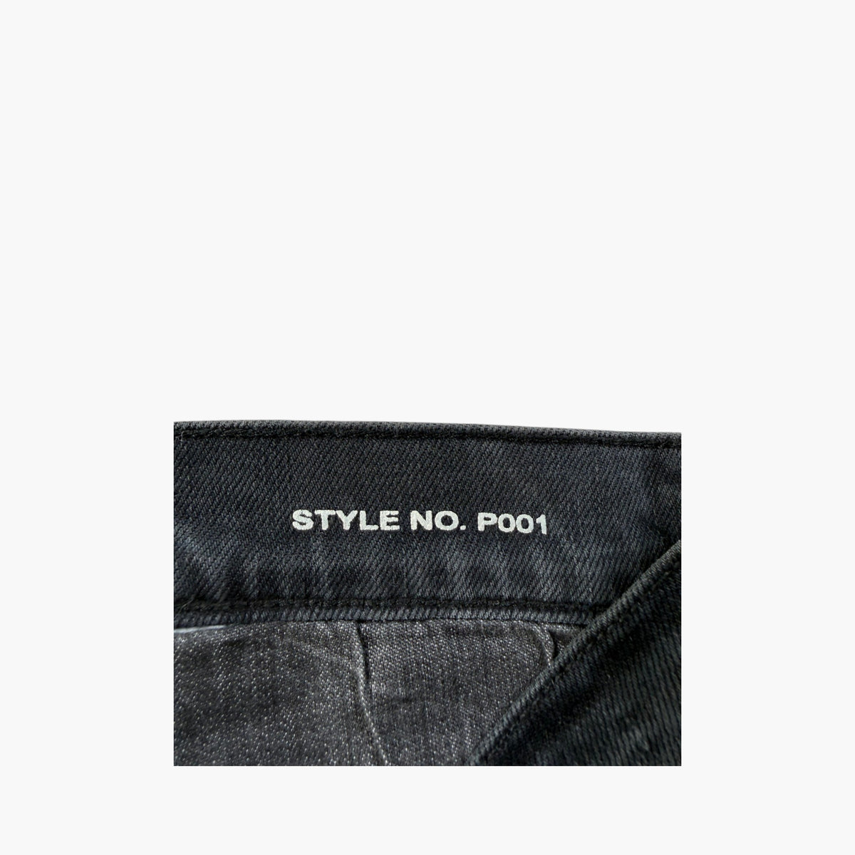 Purple Brand Distressed Black Wash Ripped Jeans
