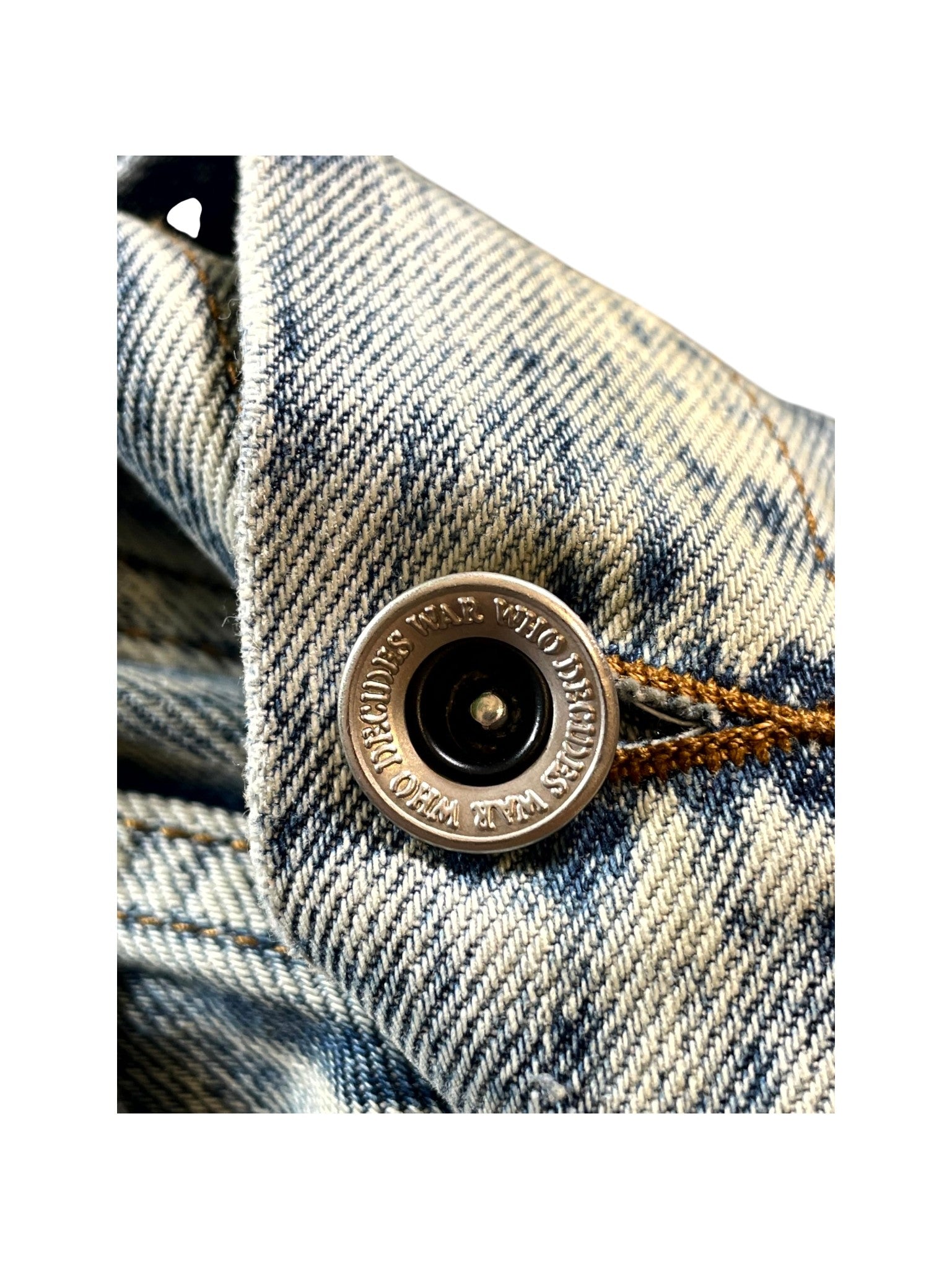 Who Decides War "Sphere" Acid & Multicolor Denim Jacket