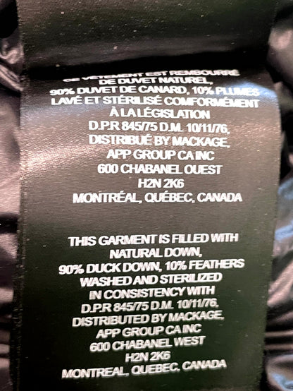 Mackage Jacket Black  Used 3Xl N/A