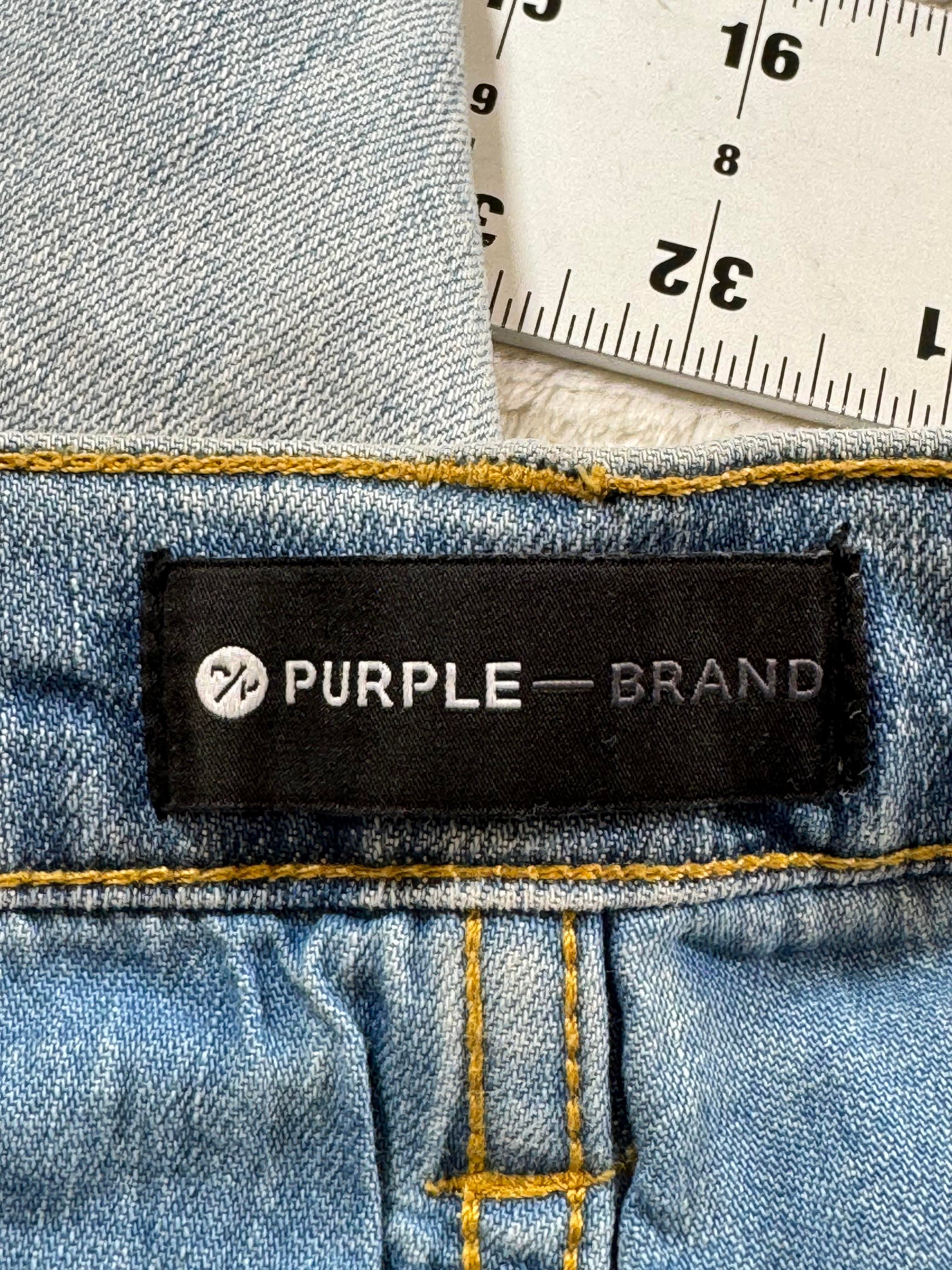 Purple Thrasher Light Wash Jeans