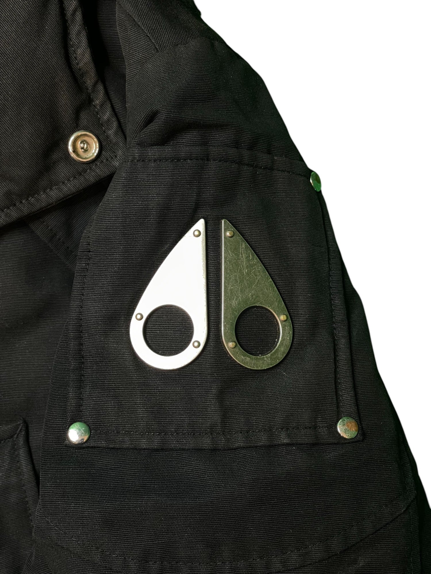 Moose Knuckles "Ballistic Bomber" Neoshear Black Coat