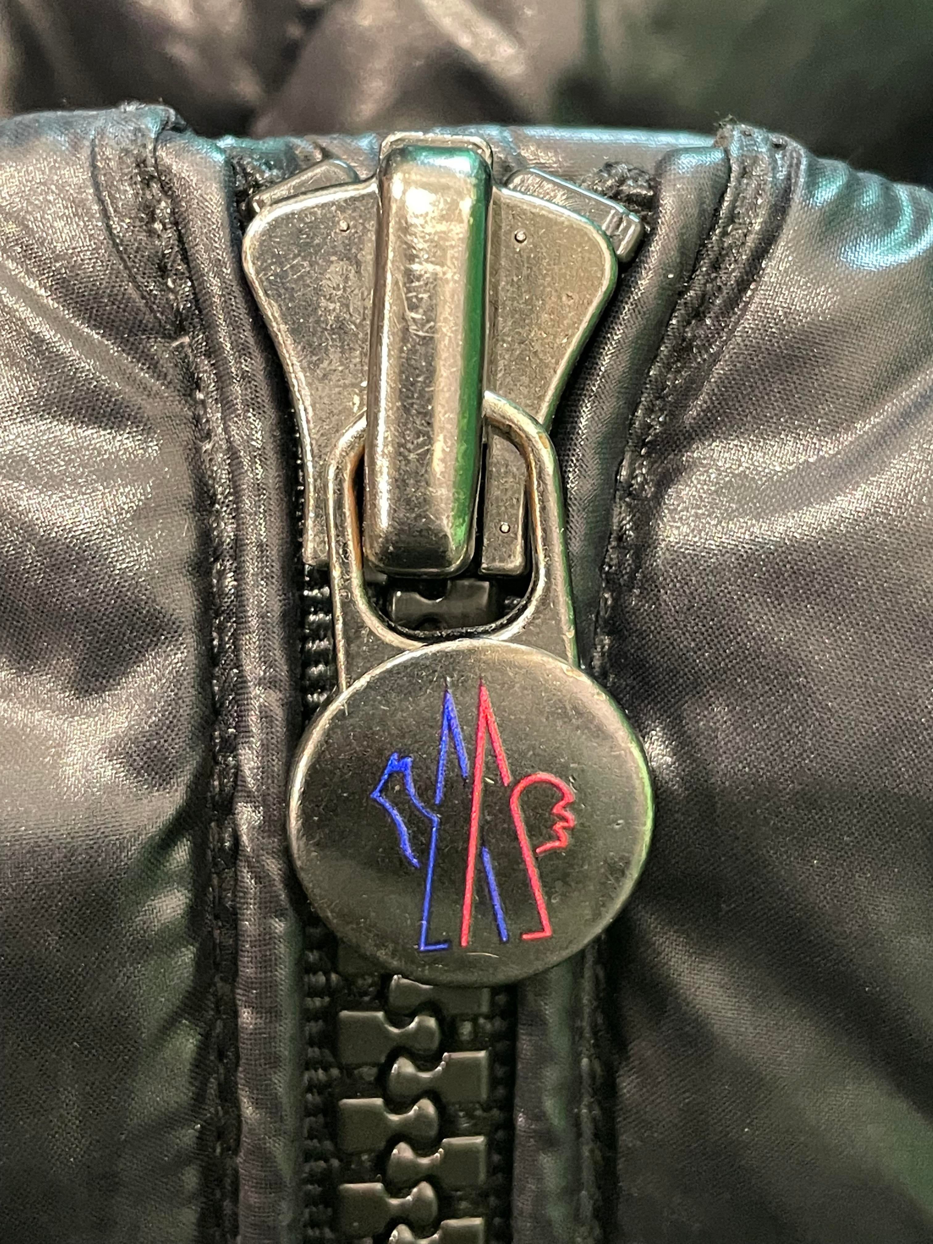 Moncler "Maya" Black Puffer Coat