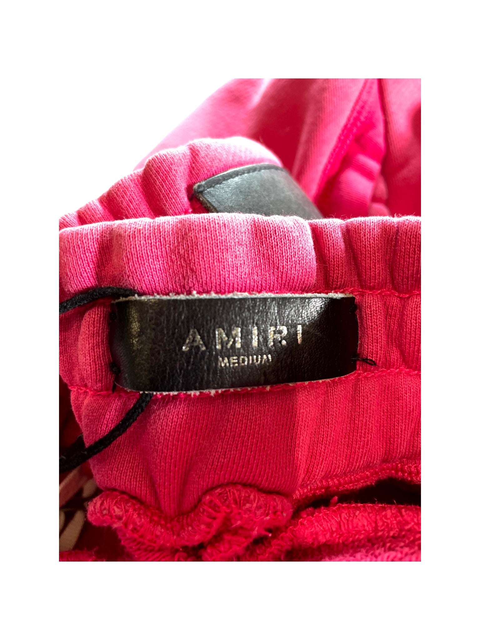 Amiri "Core Logo" Pink & White Sweatpants