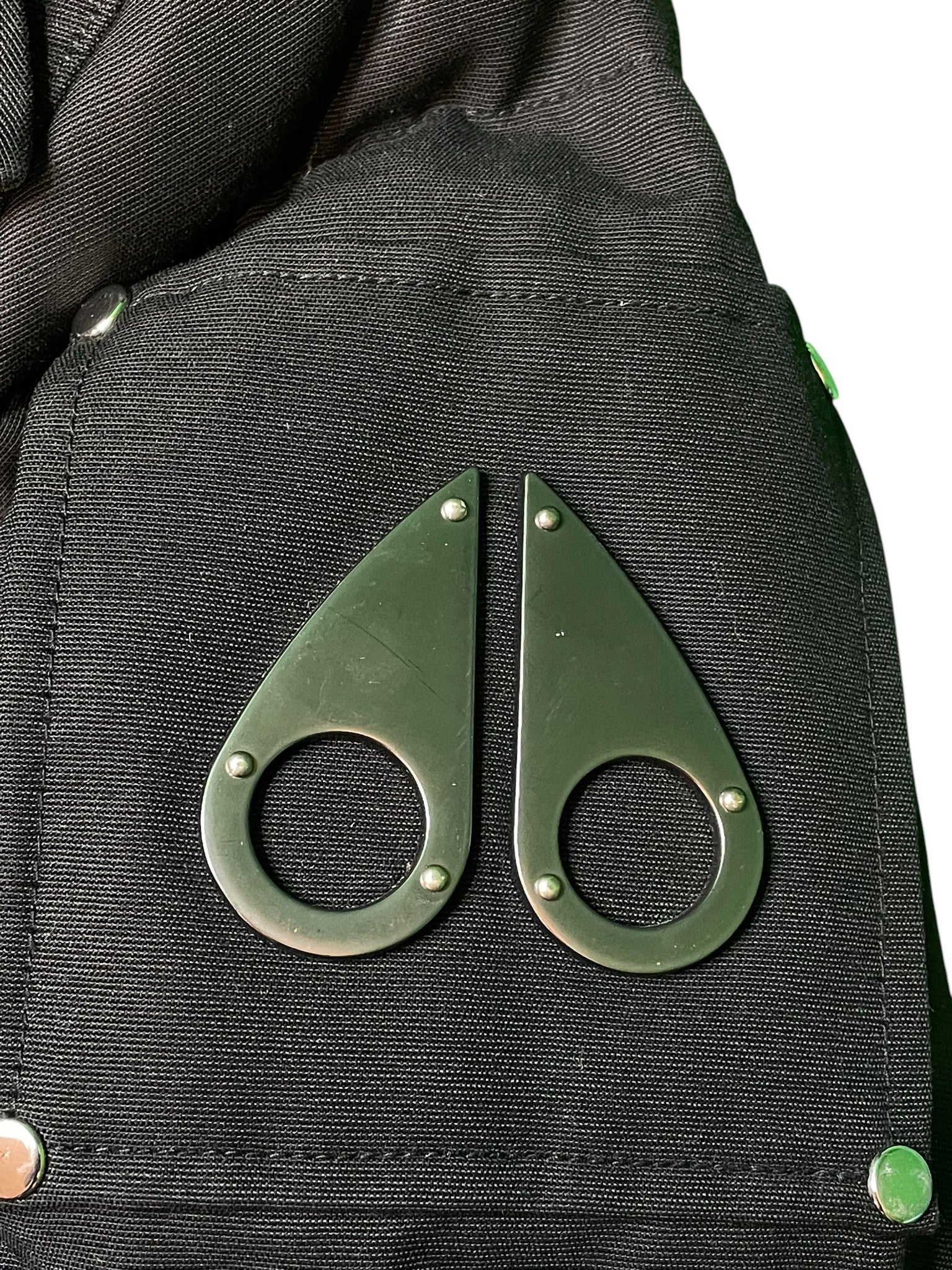 Moose Knuckles 3Q Black & Black Fur Parka Coat