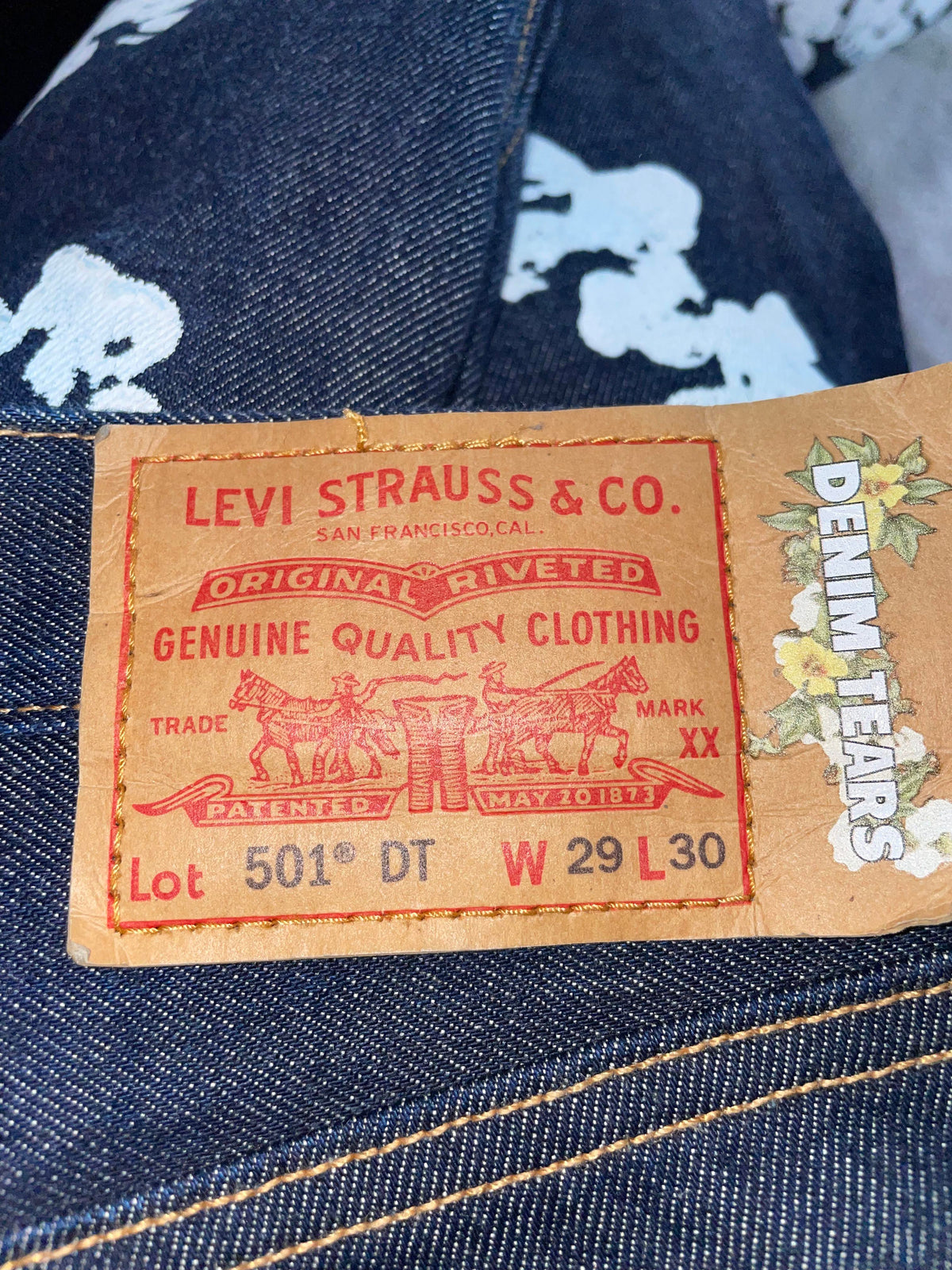Denim Tears Navy Selvedge Jeans