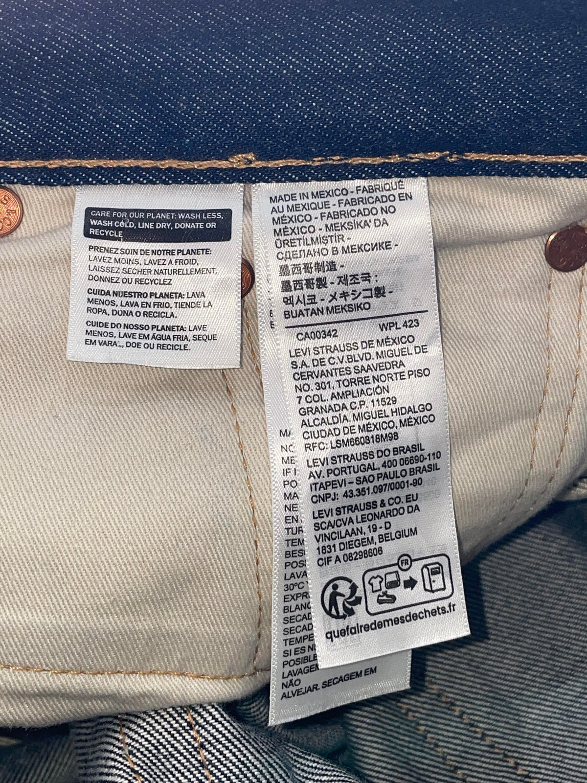 Denim Tears Navy Selvedge Jeans