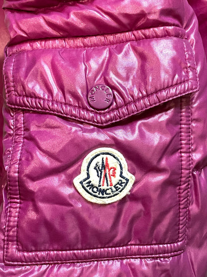 Moncler "Maya" Purple & Pink Puffer Coat