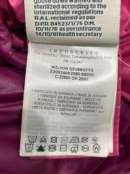 Moncler "Maya" Purple & Pink Puffer Coat