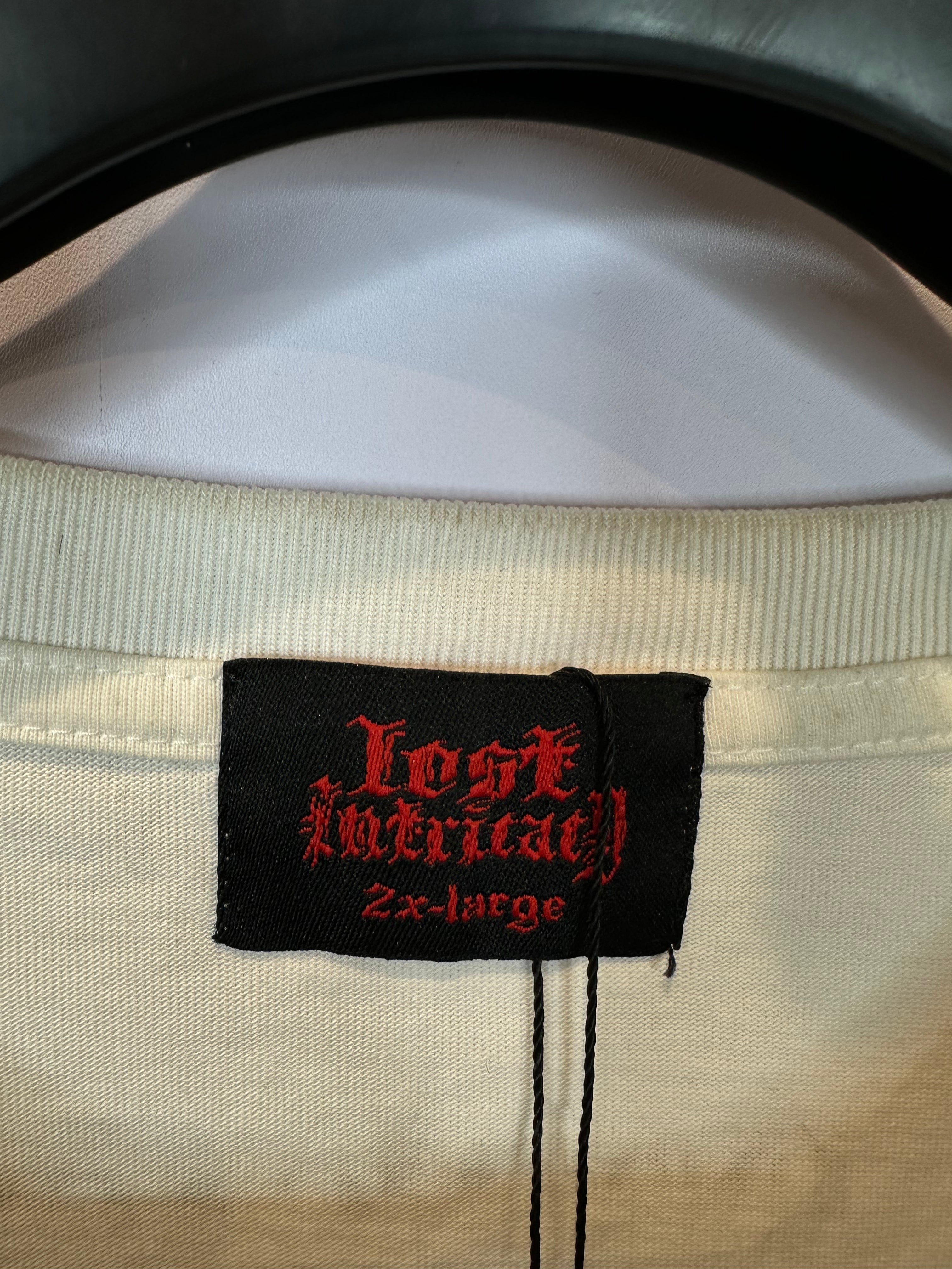 Lost Intricacy LS White Benjamin Franklin Used XXL