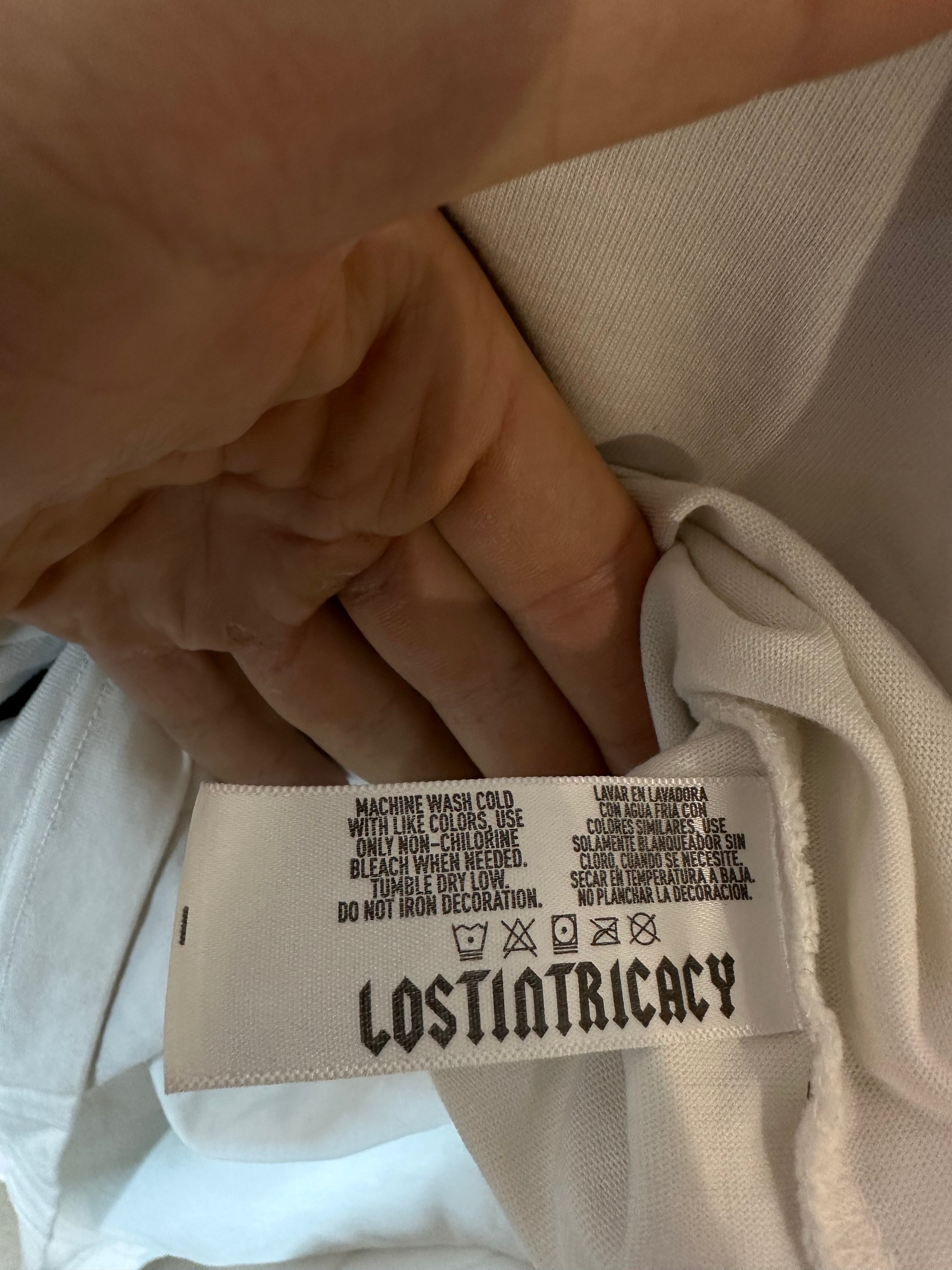 Lost Intricacy LS White Benjamin Franklin Used XXL