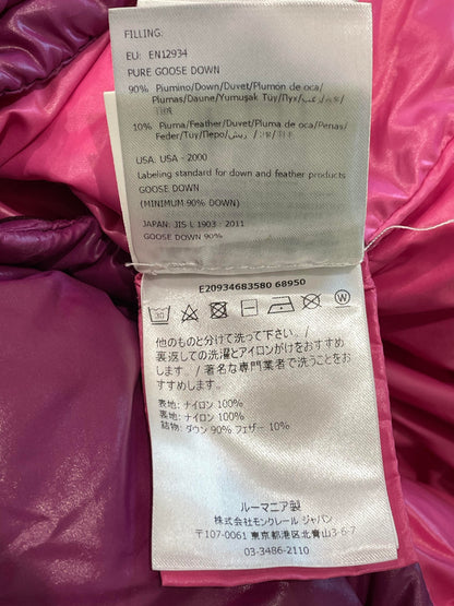 Moncler "Maya" Purple & Pink Puffer Coat