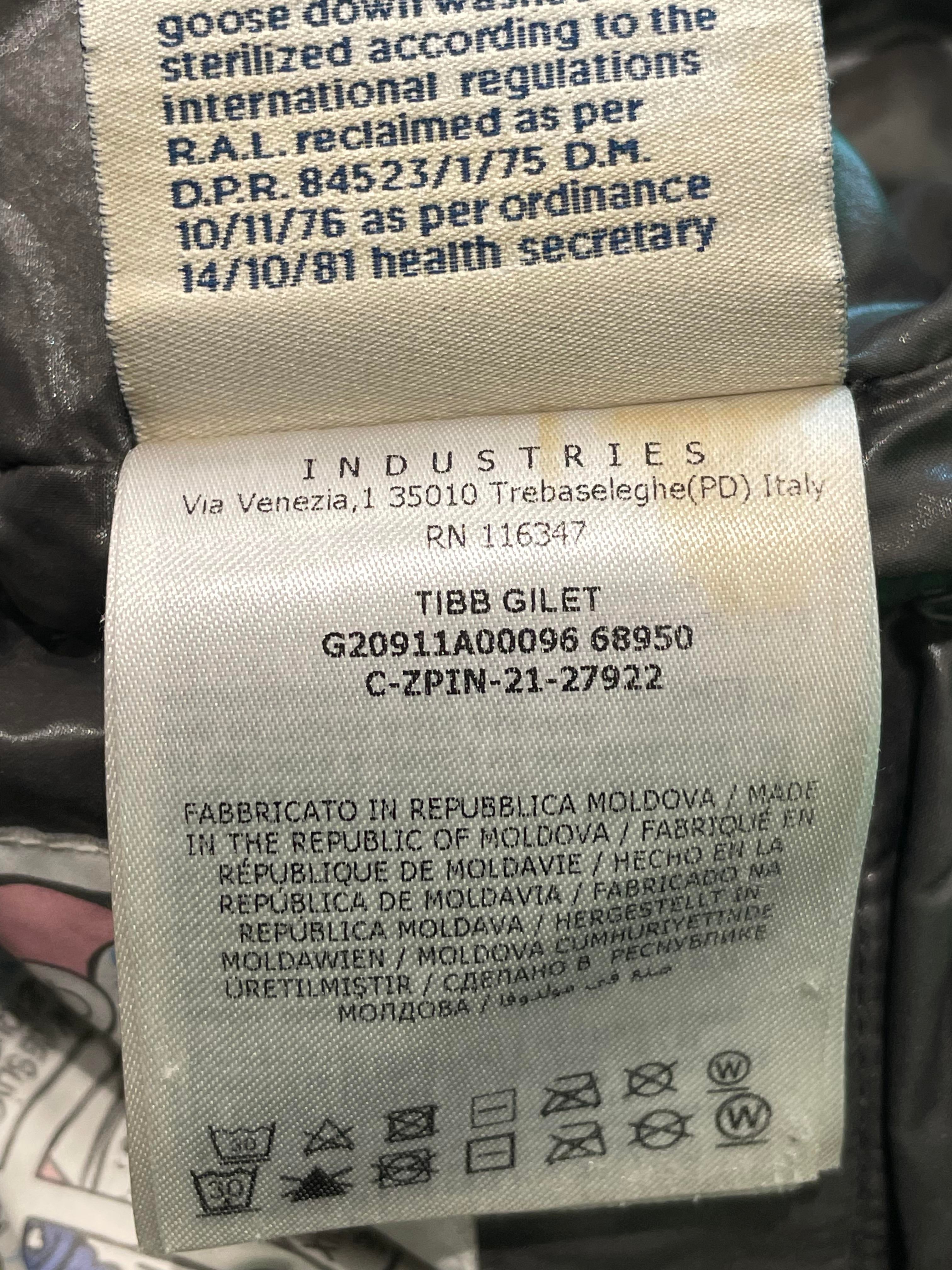 Moncler Black Puffer Vest