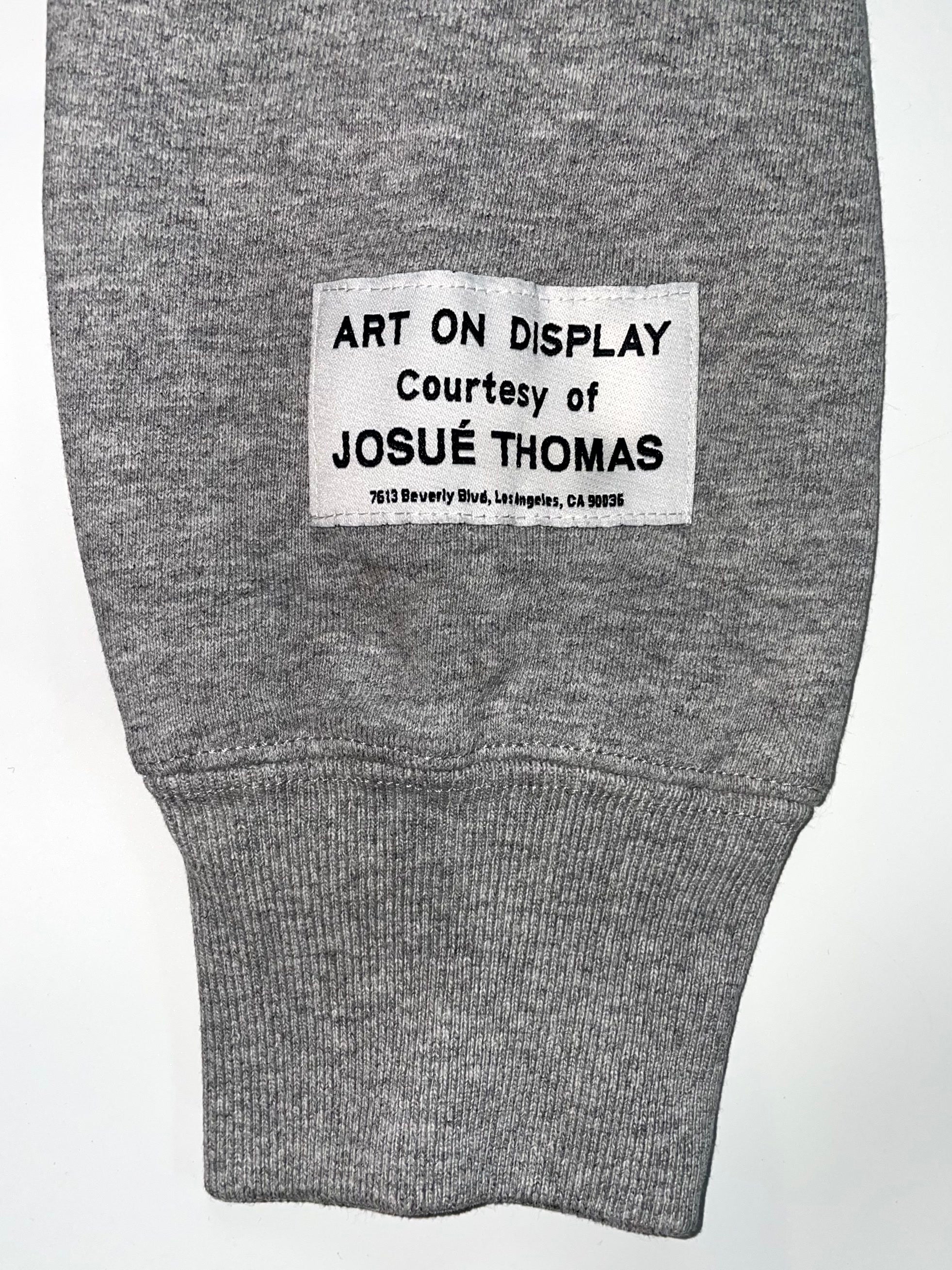 Gallery Dept Chest Logo Grey Hoodie