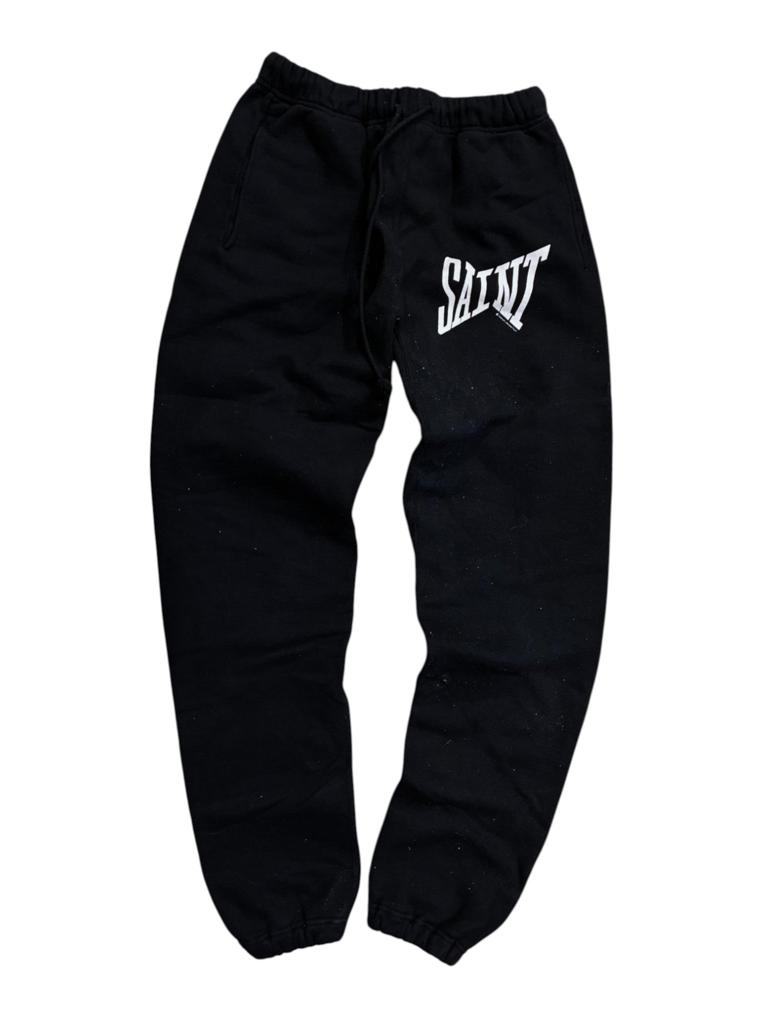 Saint Michael Logo Black Sweats