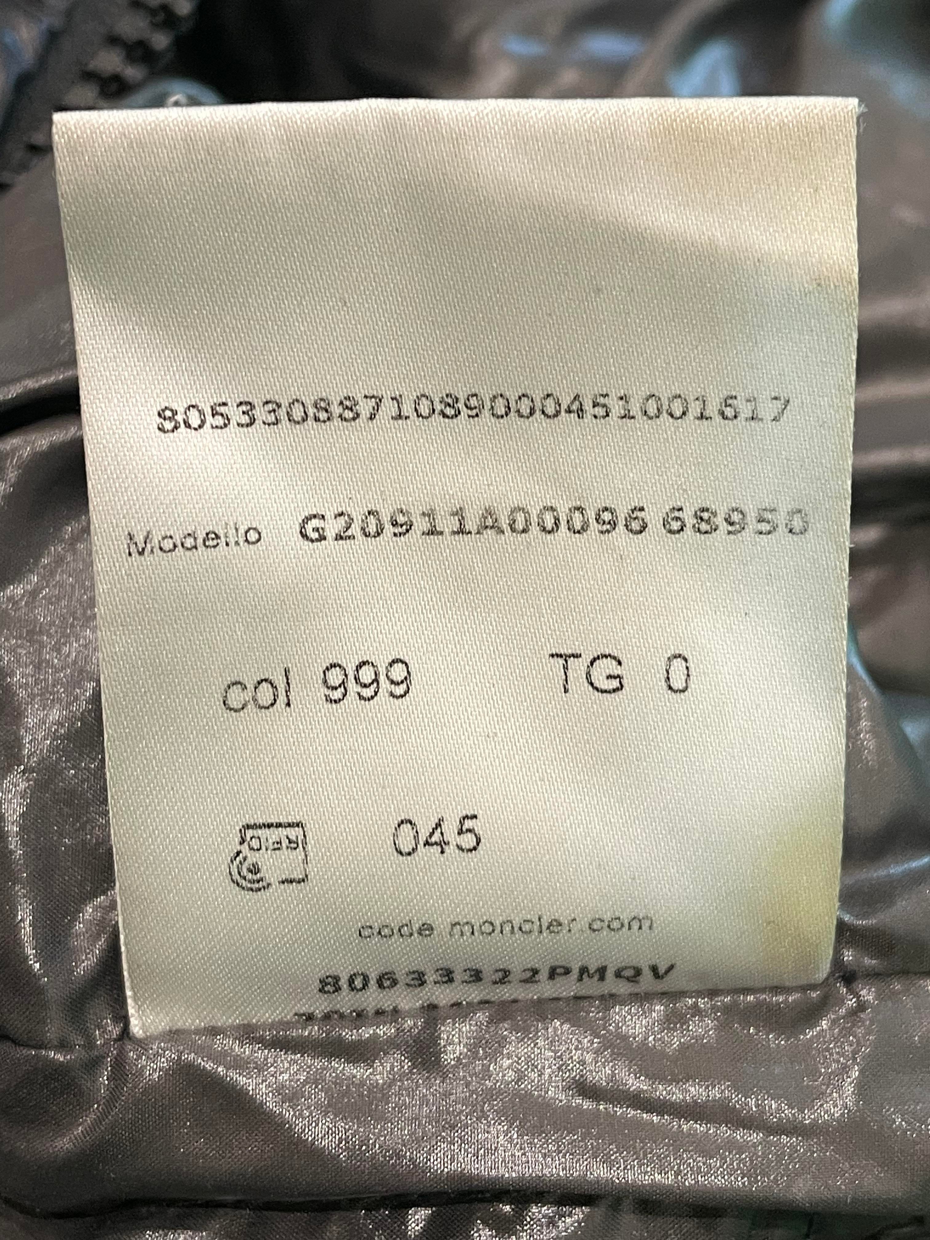 Moncler Black Puffer Vest