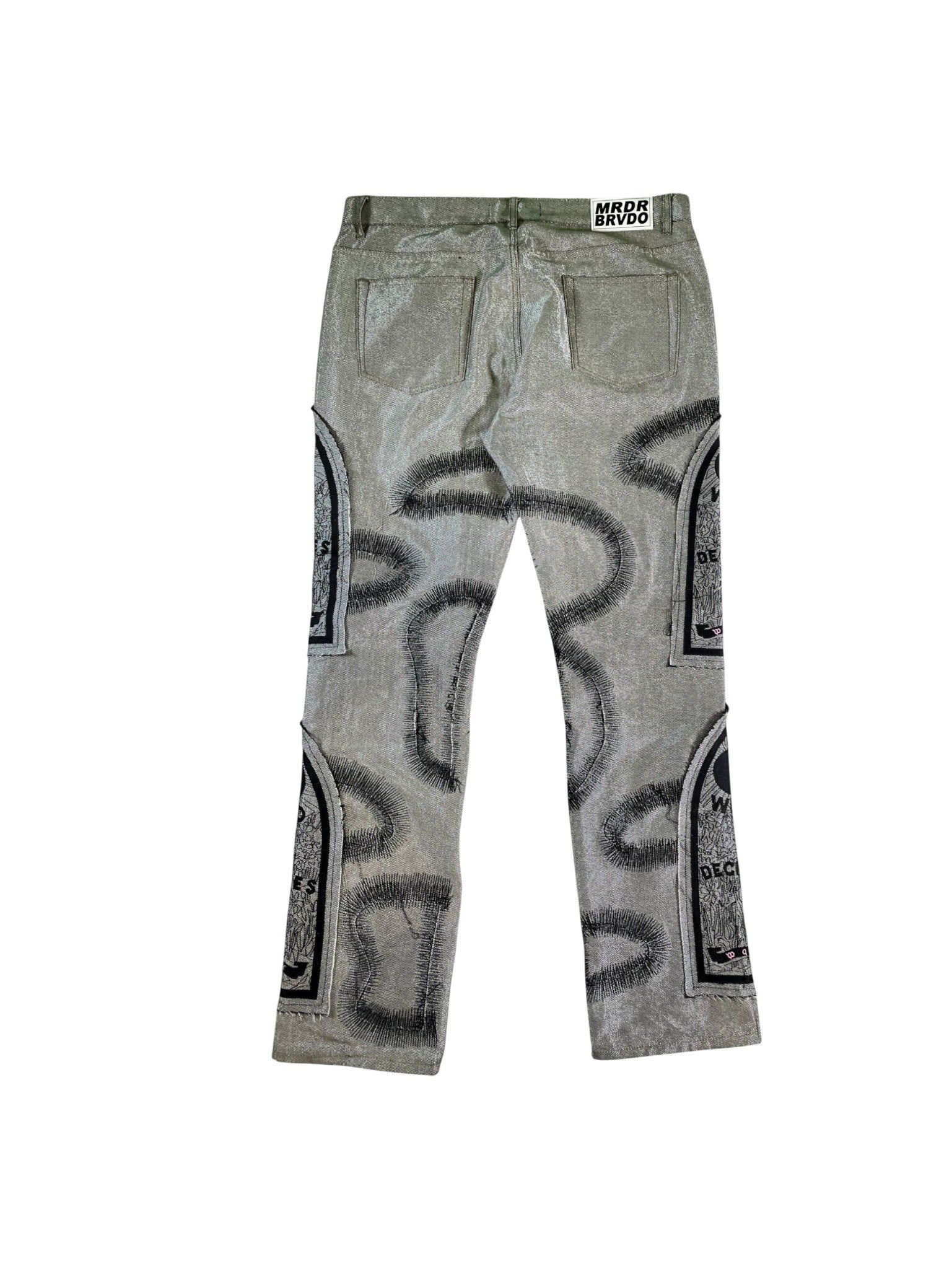 Who Decides War "Chrome Fusion" Denim Gray Jeans
