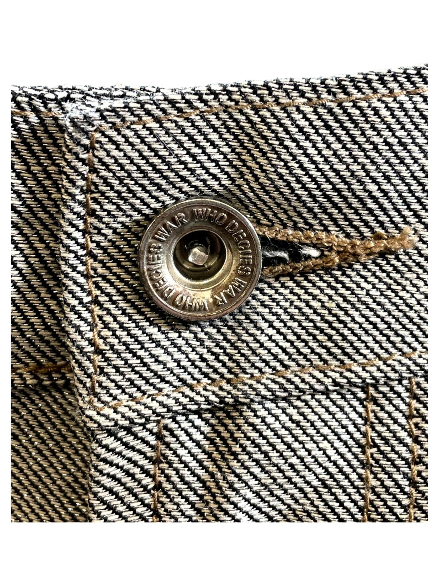Who Decides War "Chrome Fusion" Denim Gray Jeans