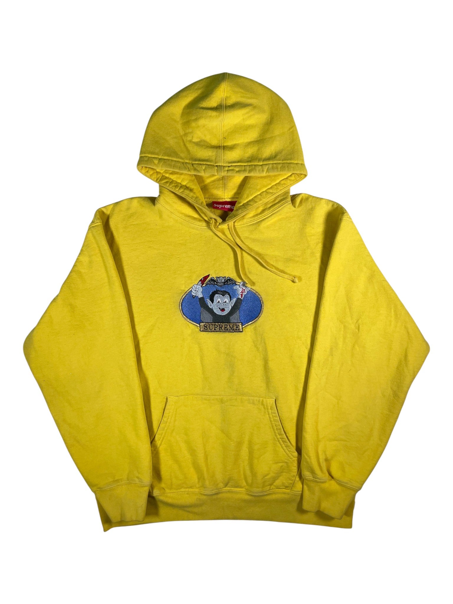Supreme 'Vampire' Yellow Hoodie