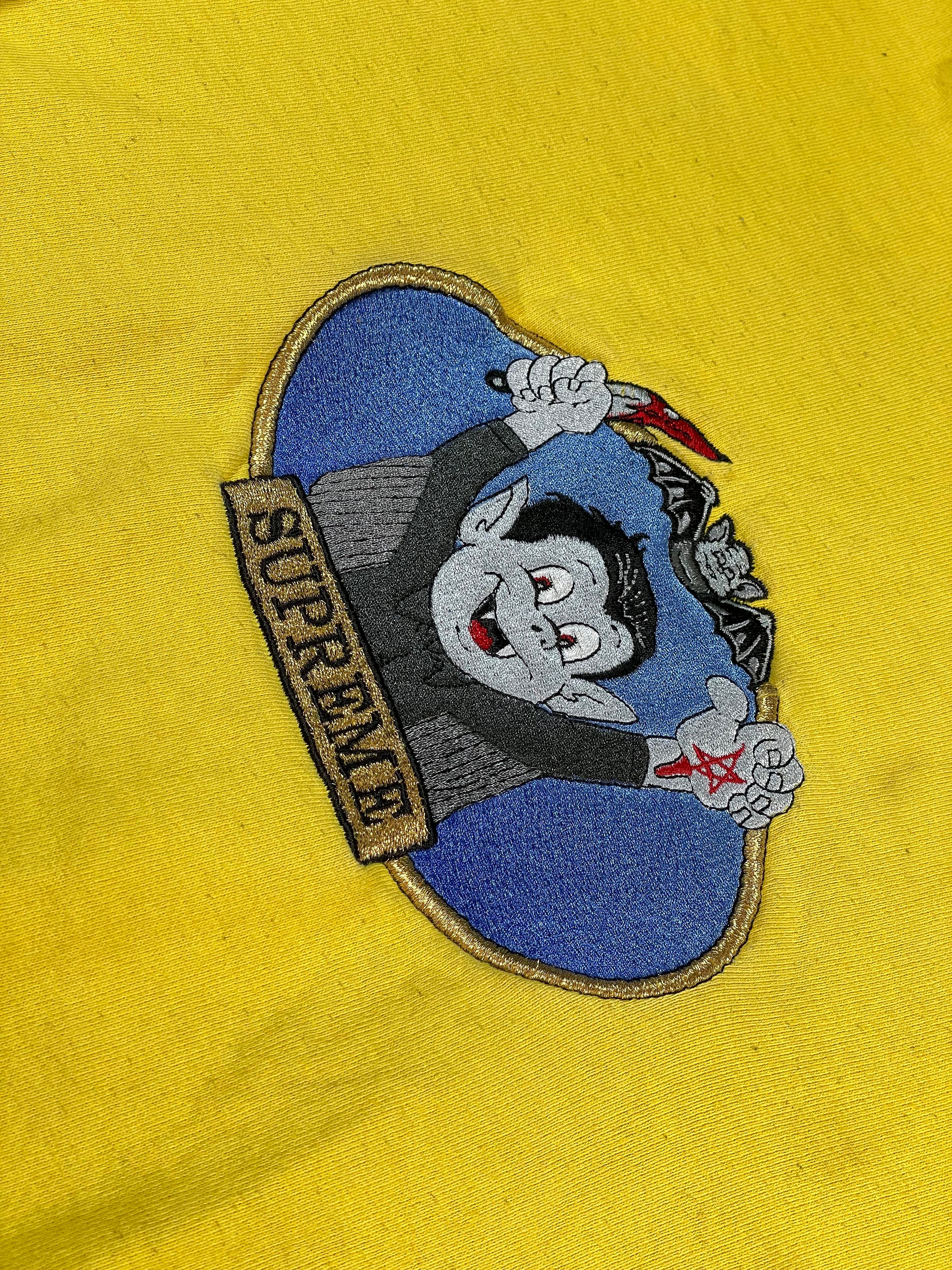 Supreme 'Vampire' Yellow Hoodie