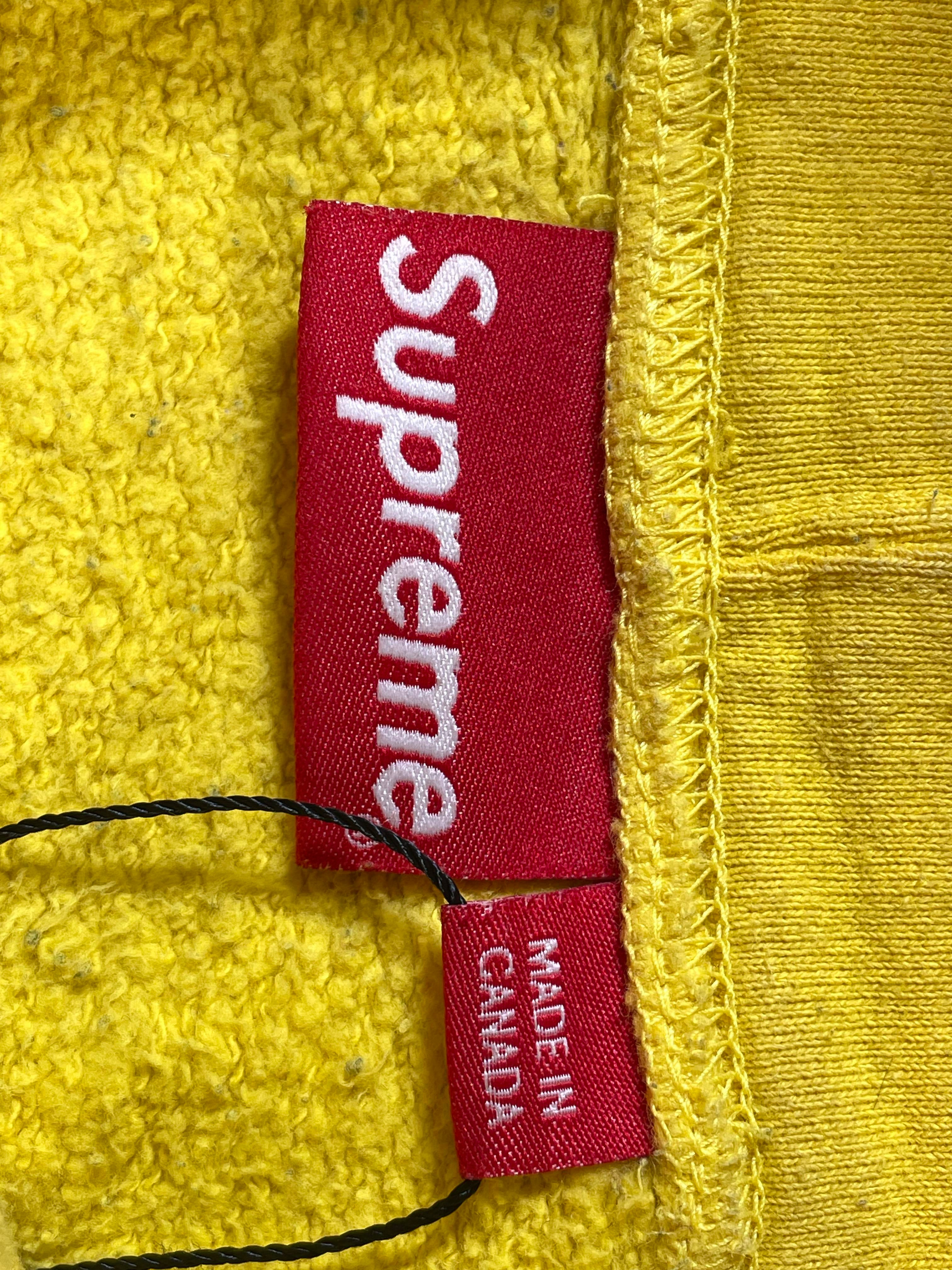 Supreme 'Vampire' Yellow Hoodie