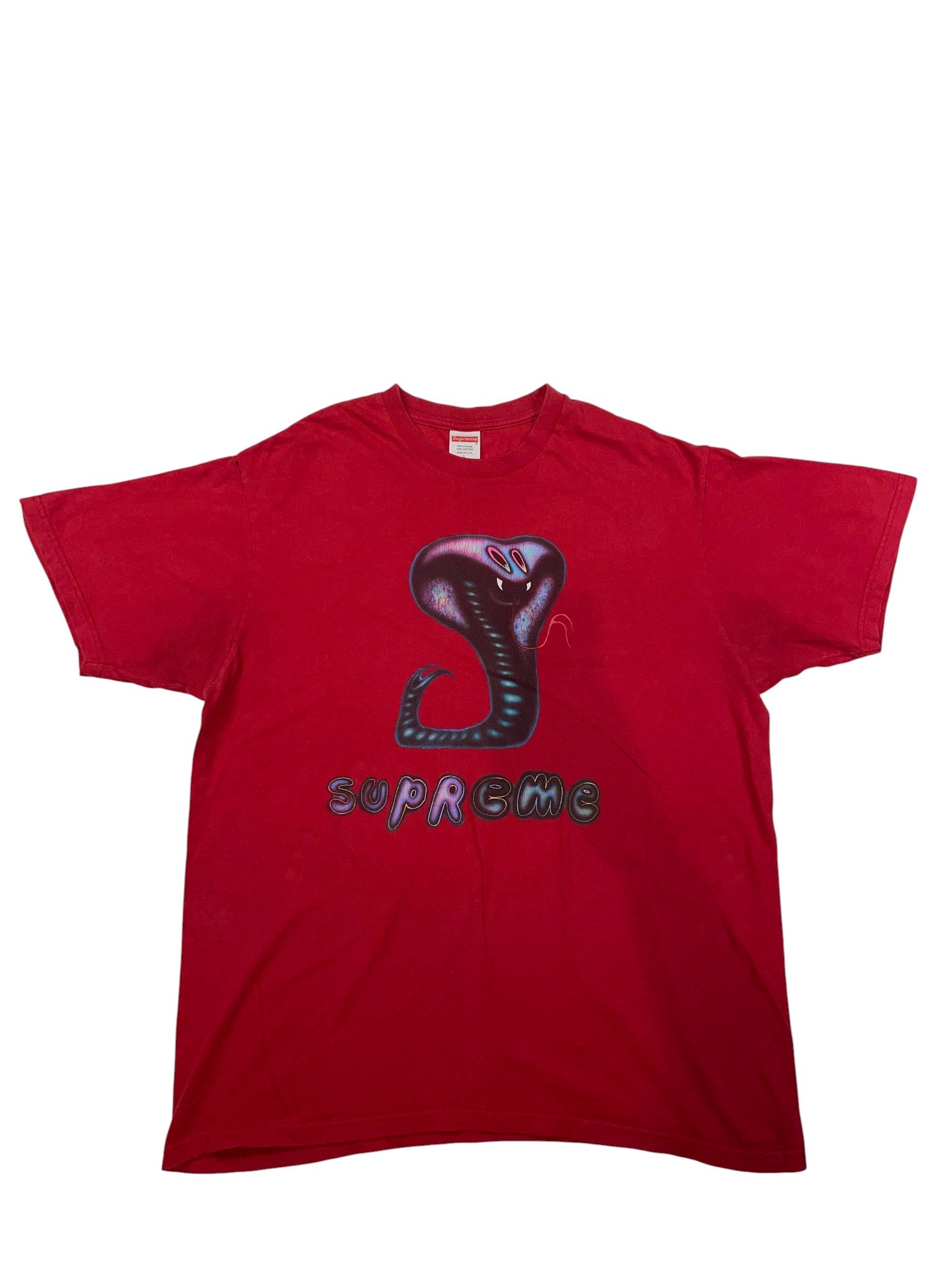 Supreme Cobra Red Tee