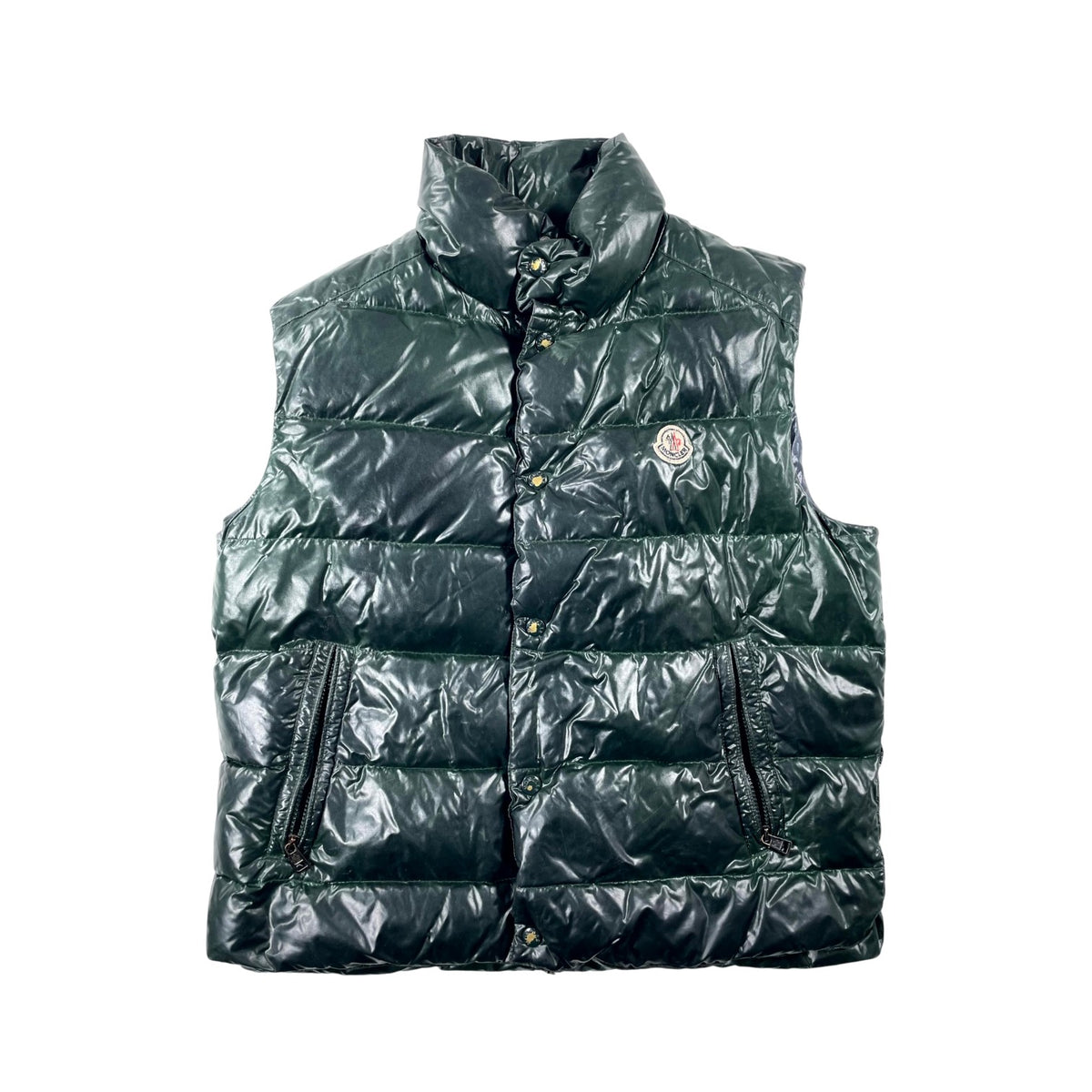 Moncler "Tibb" Gilet Dark Green Puffer Vest