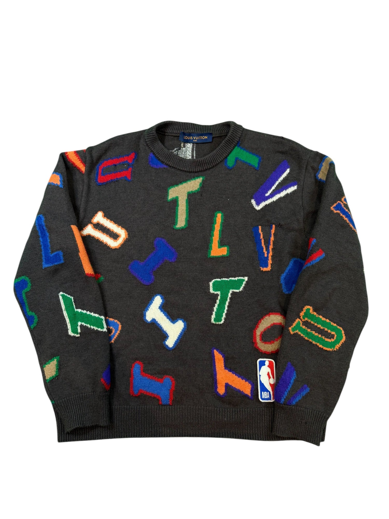 LV x NBA Knit Brown Multi Sweater