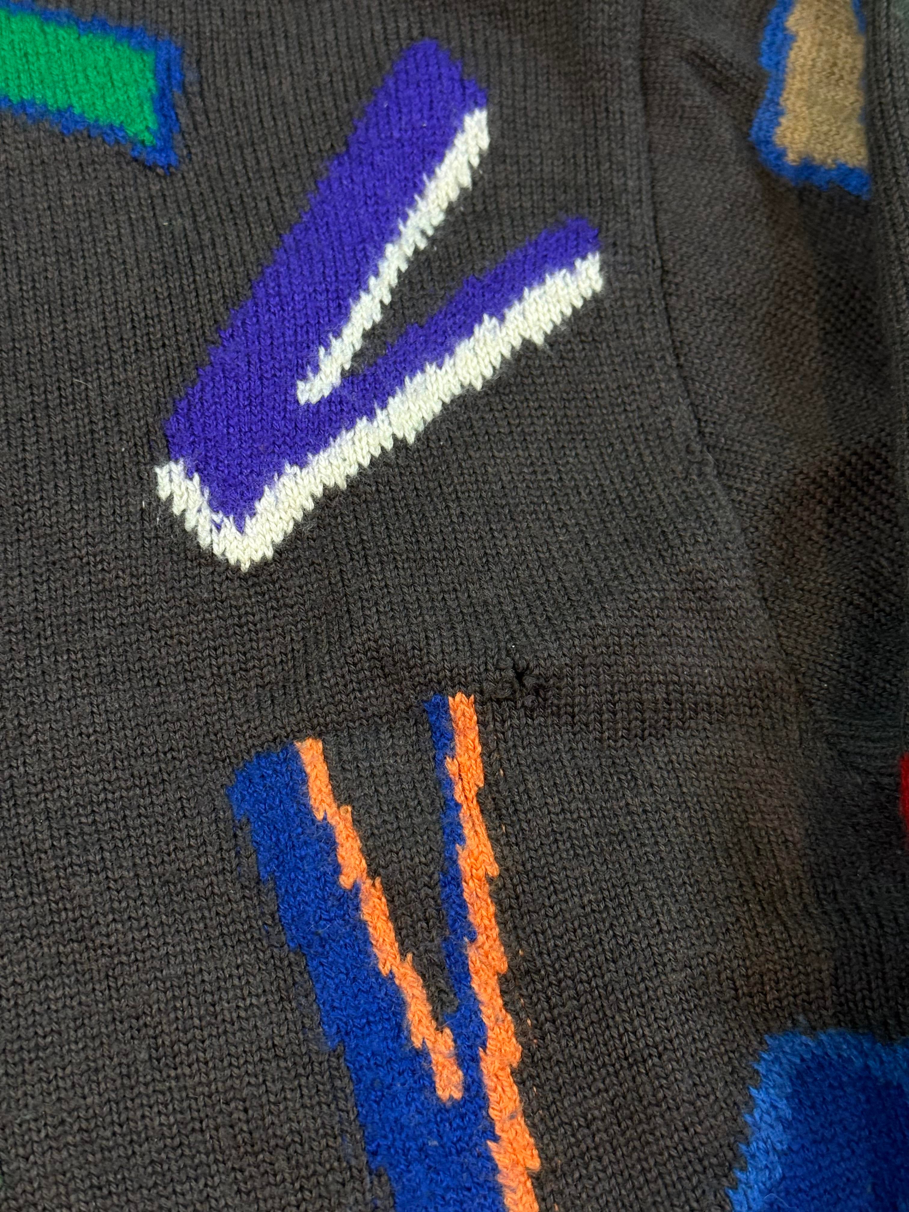 LV x NBA Knit Brown Multi Sweater