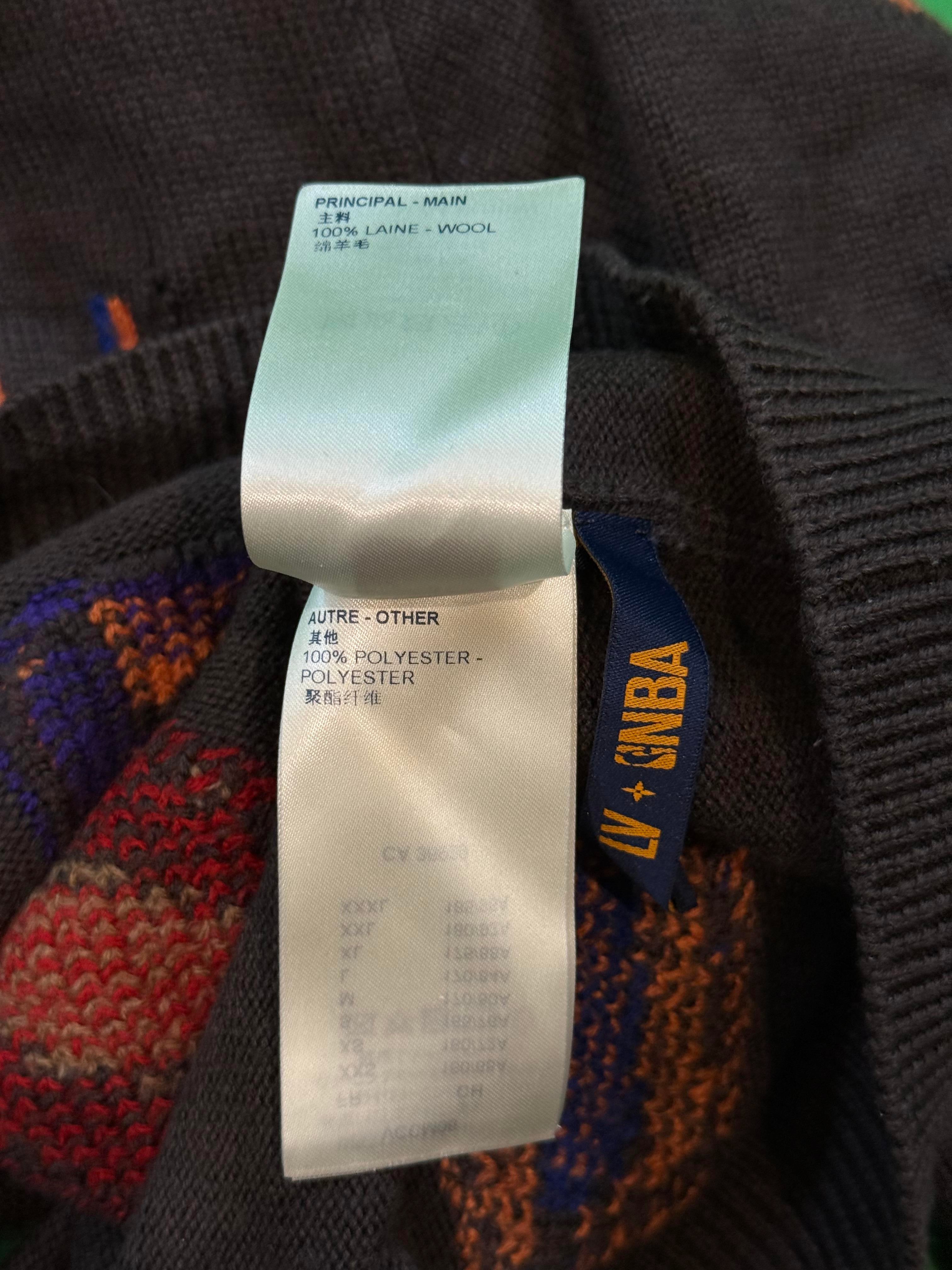 LV x NBA Knit Brown Multi Sweater