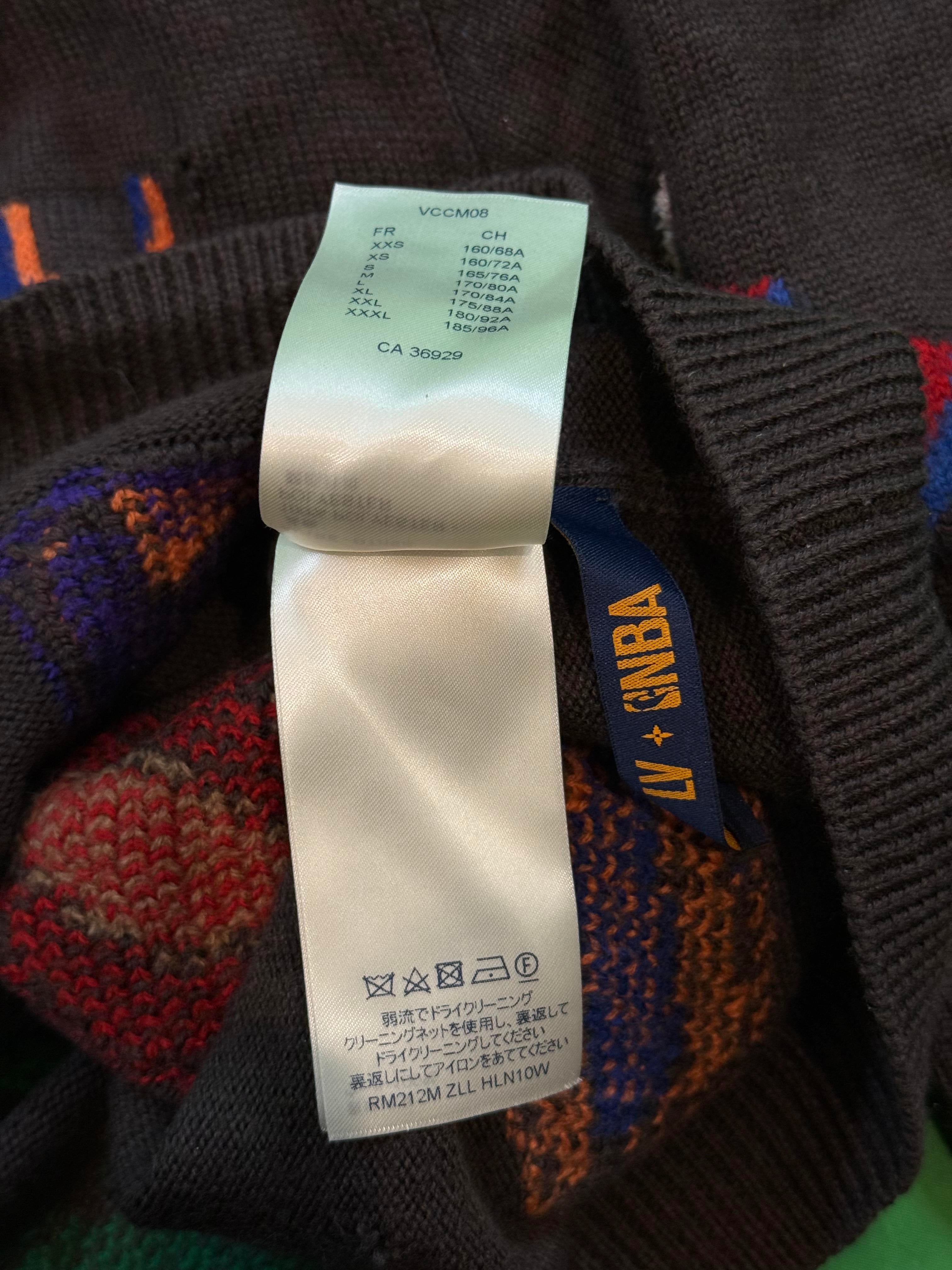 LV x NBA Knit Brown Multi Sweater