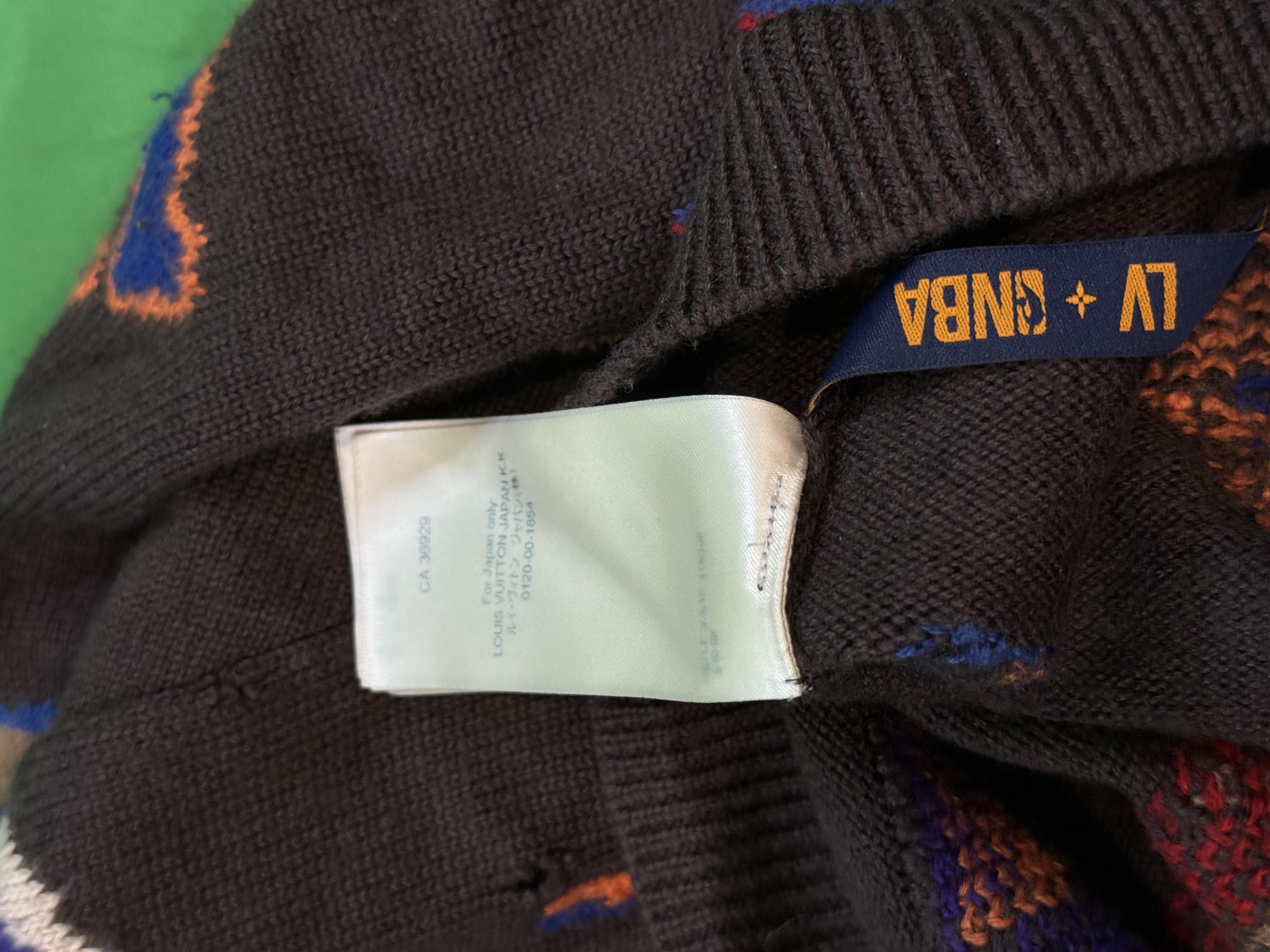 LV x NBA Knit Brown Multi Sweater