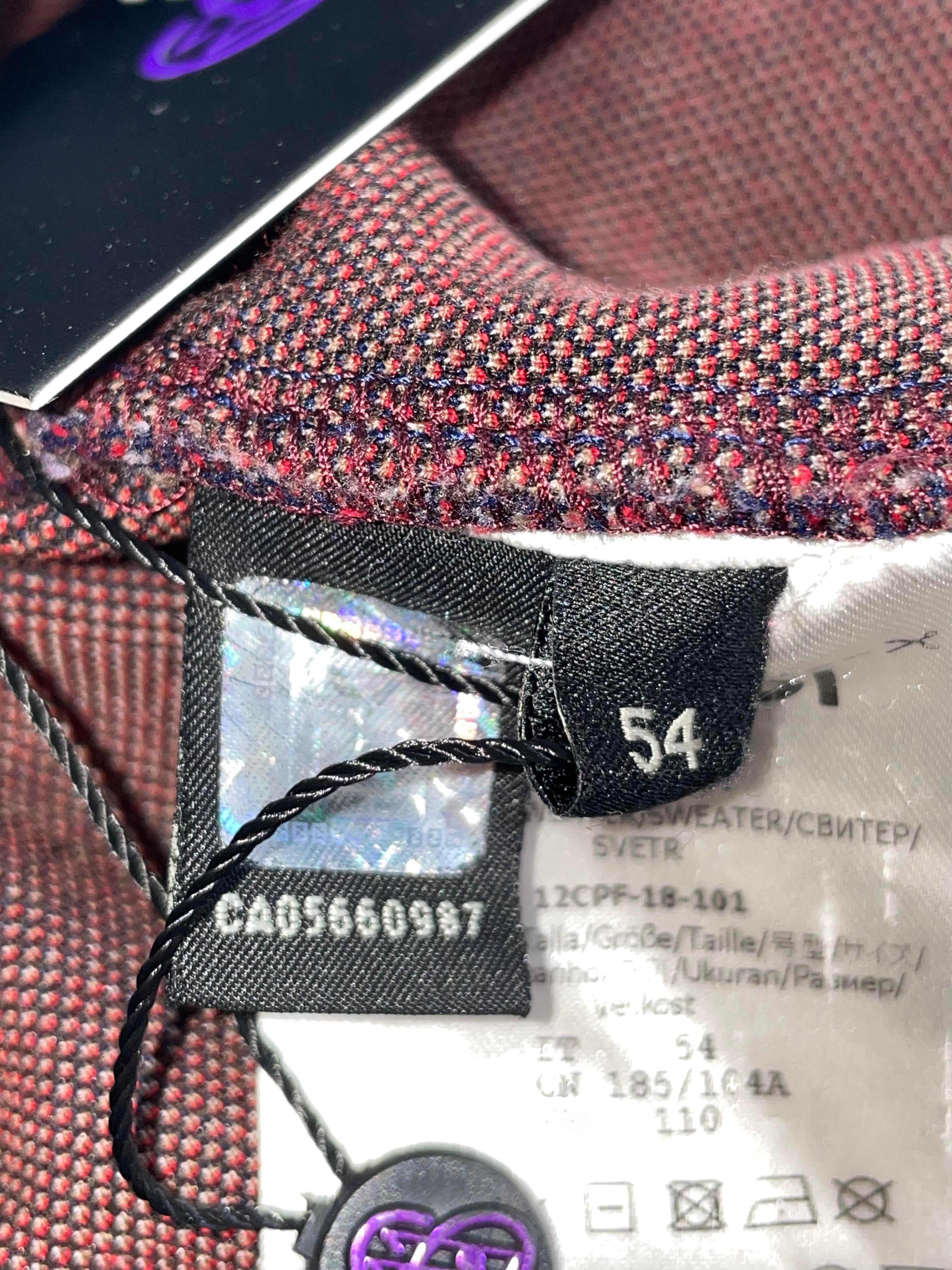 Fendi Logo Navy & Red Hoodie