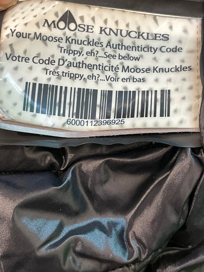 Moose Knuckles Thin Puffer Paten Women's Black Jacket