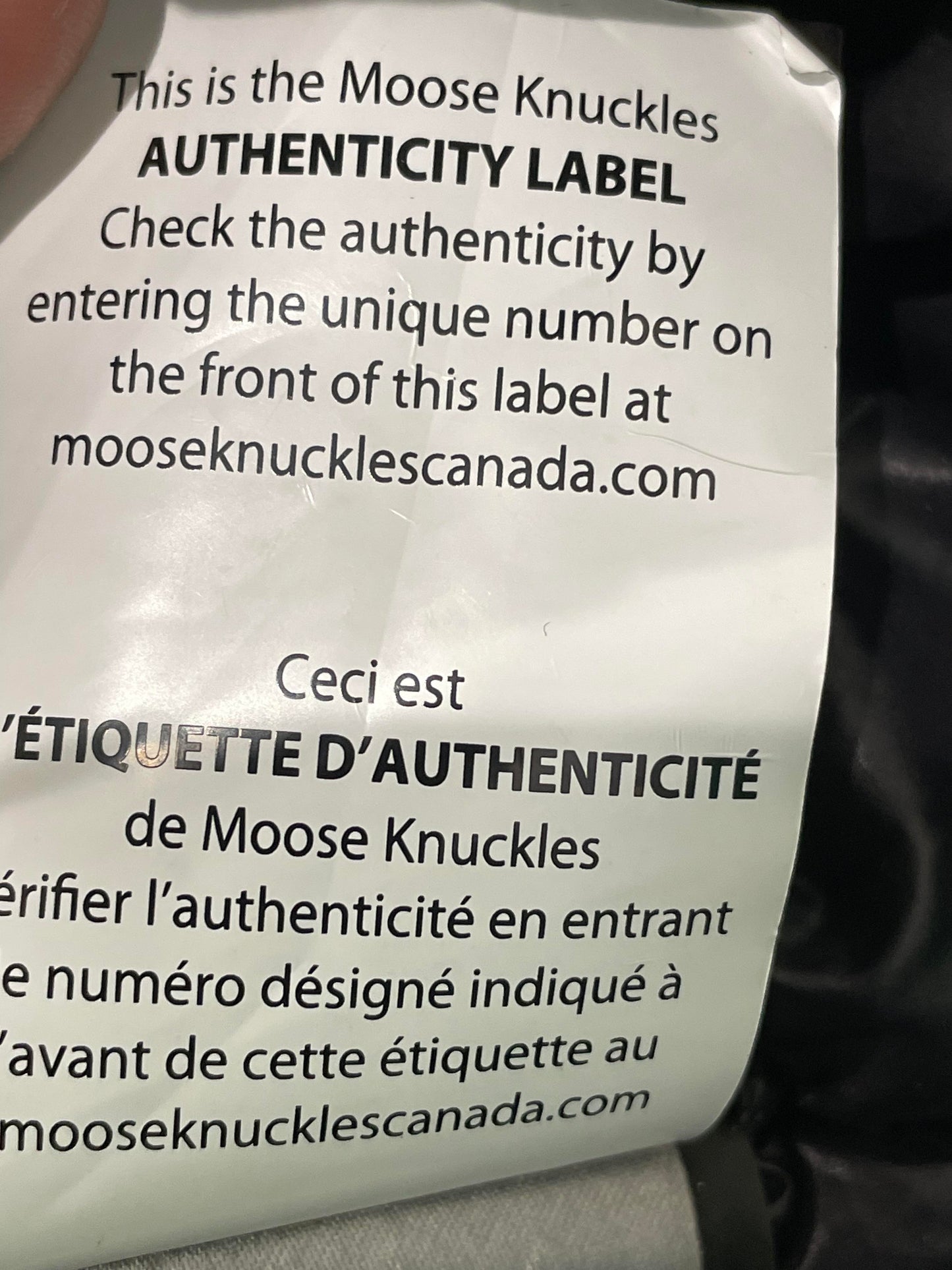 Moose Knuckles Thin Puffer Paten Women's Black Jacket