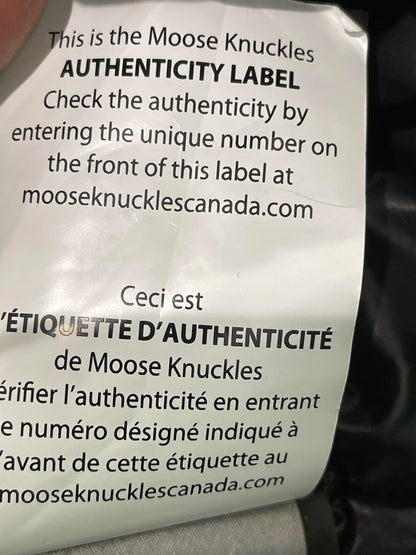 Moose Knuckles Thin Puffer Paten Women's Black Jacket