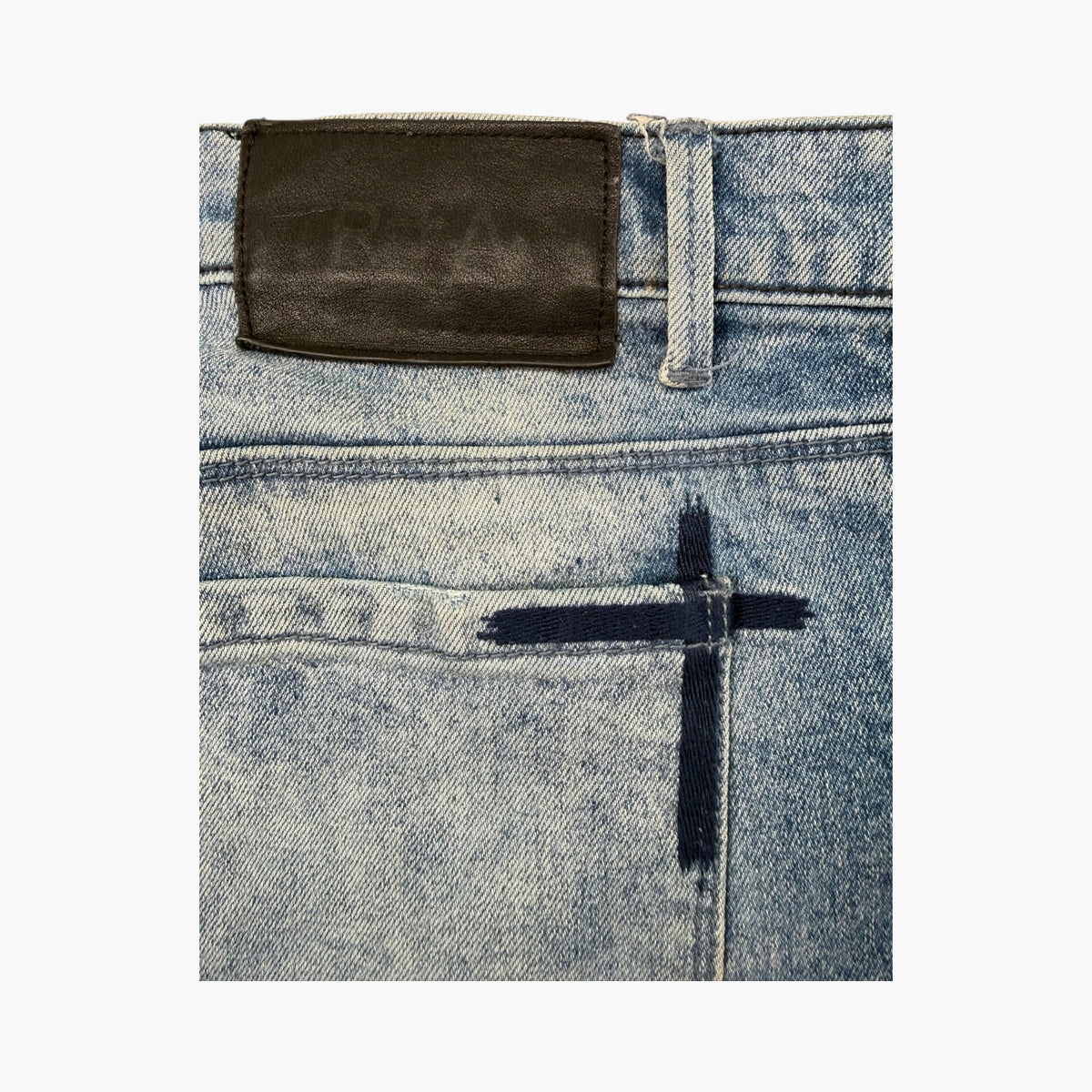 RTA Light Wash Ripped Jeans