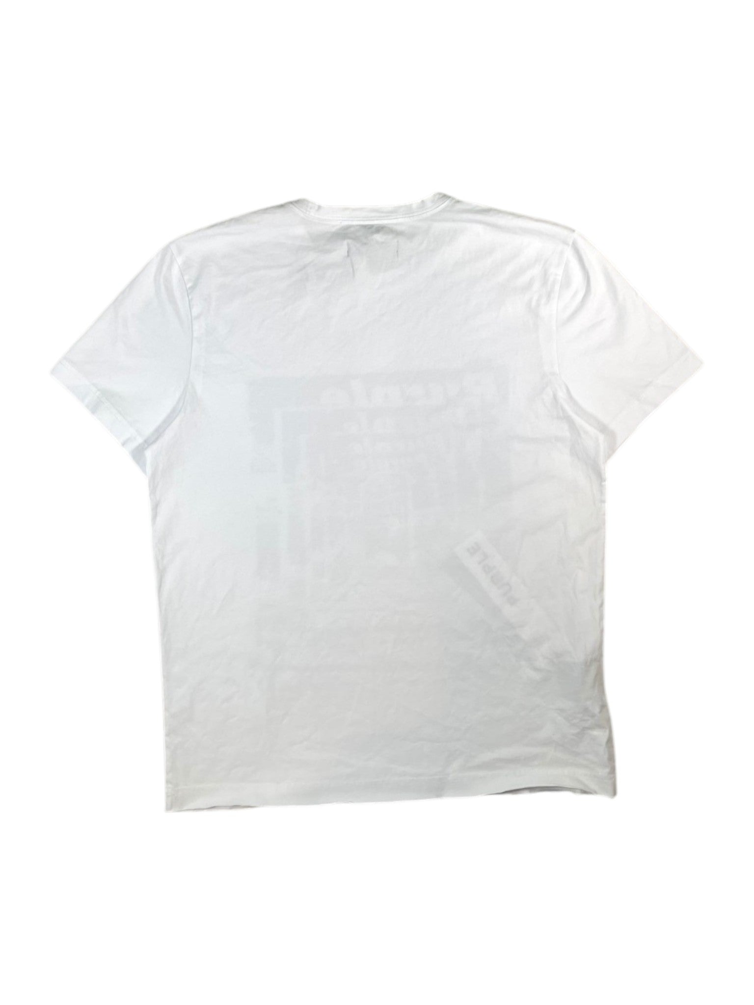 Purple Brand 'Psycho Cover' White Tee