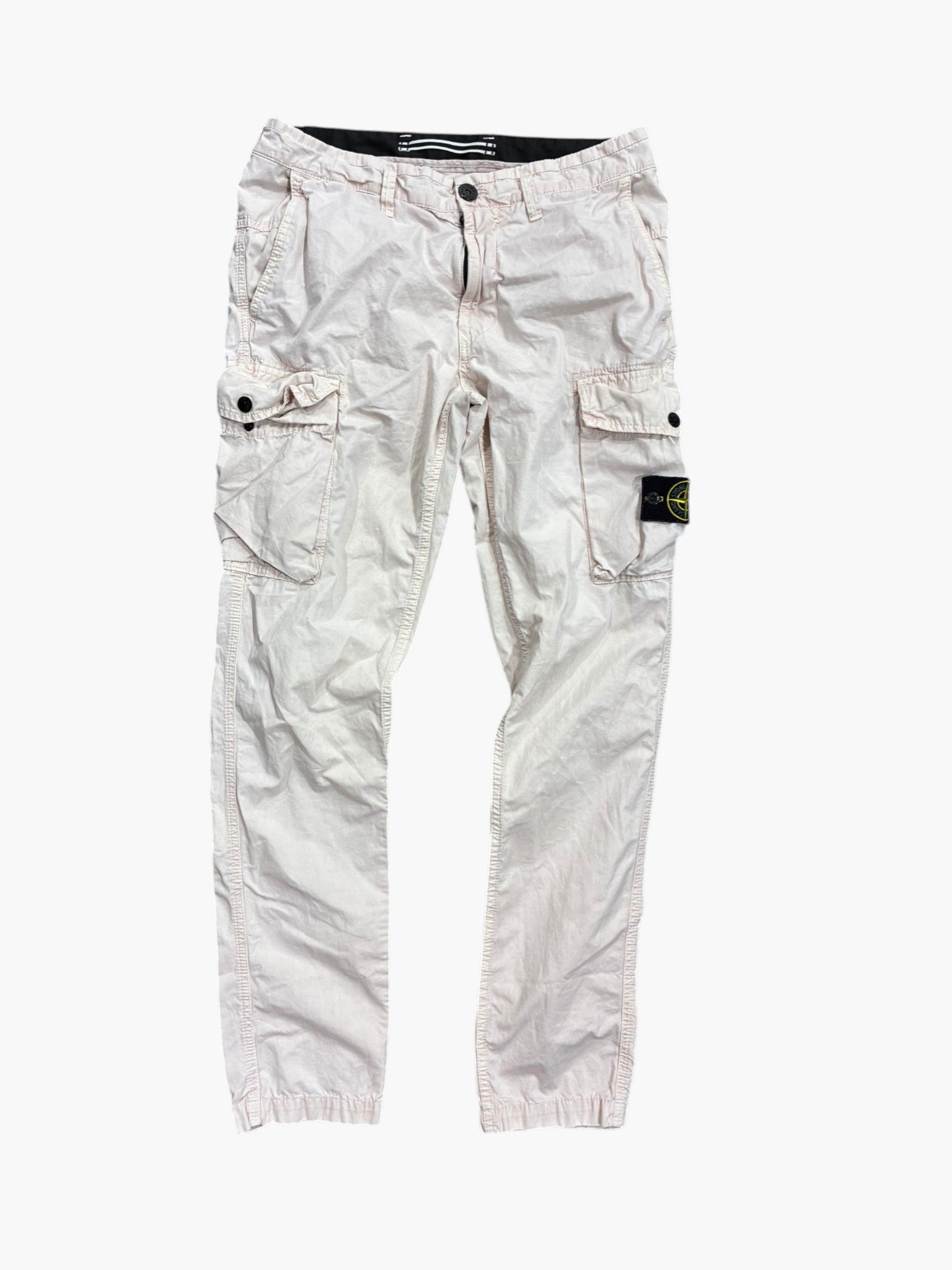 Stone Island Off White Cargo Pants