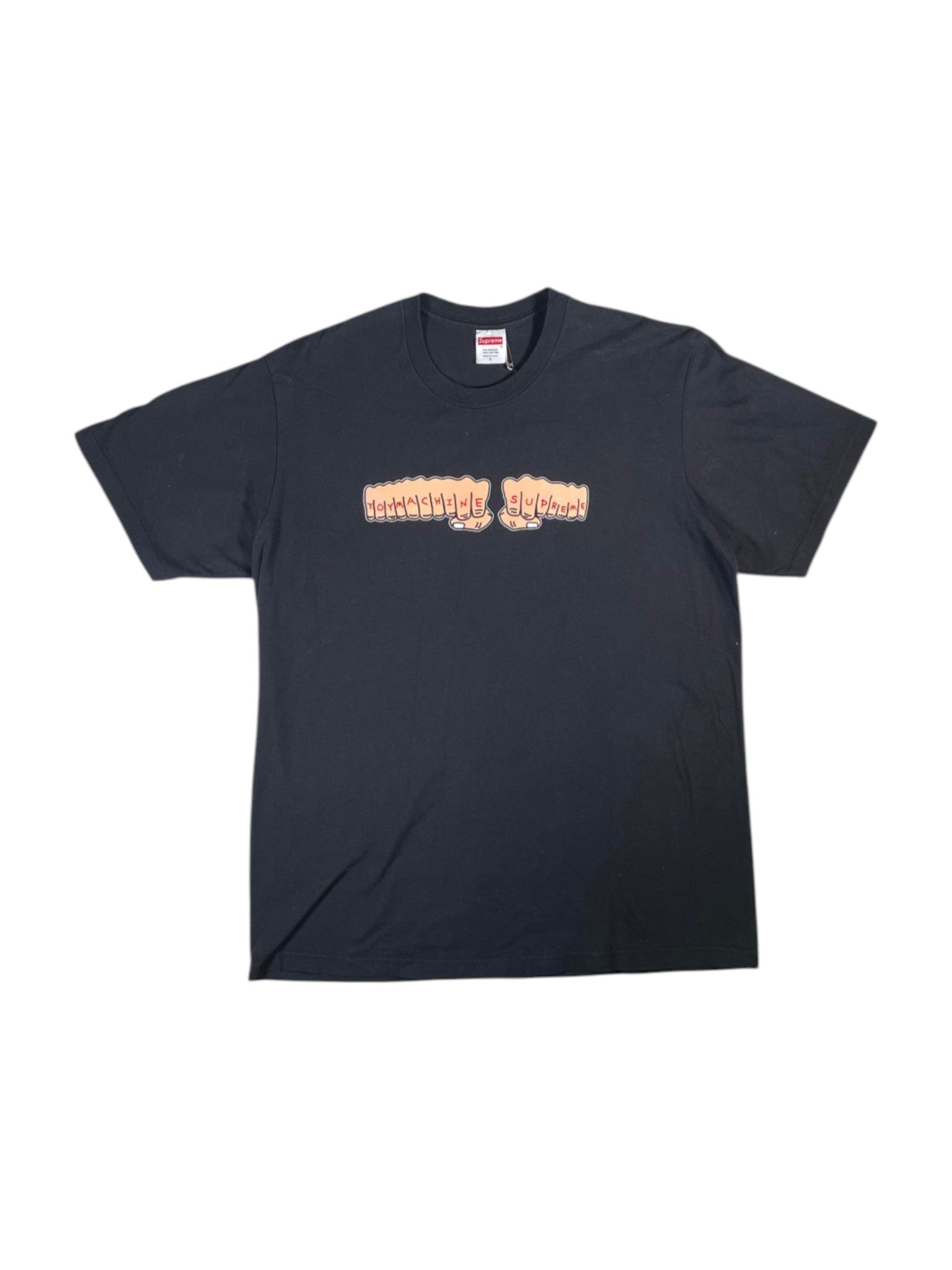Supreme 'Knuckles Toymachine' Black Tee