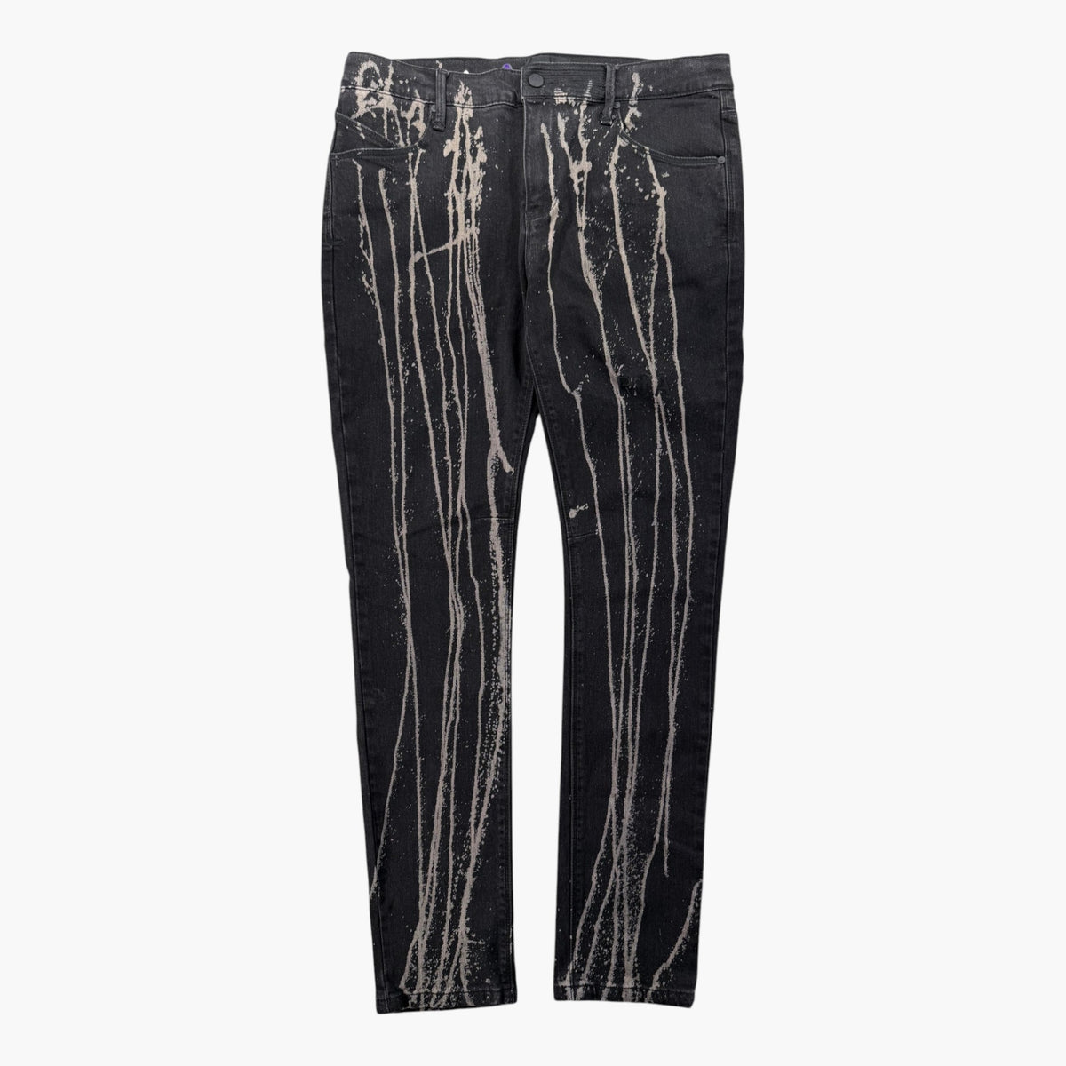 RTA Black Bleach Wash Jeans