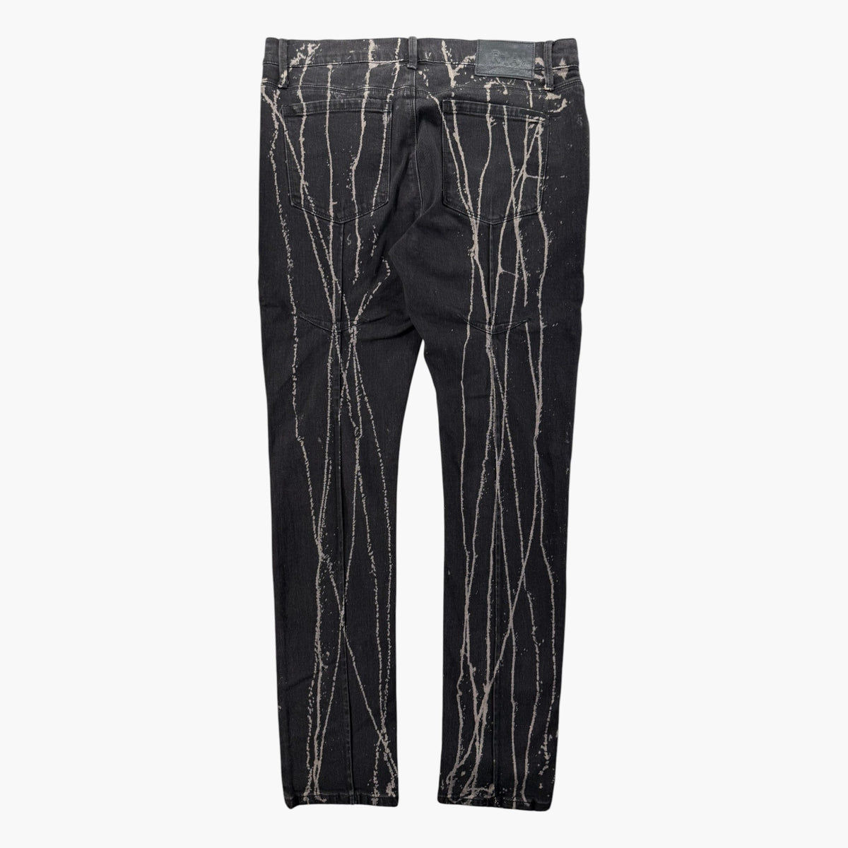 RTA Black Bleach Wash Jeans