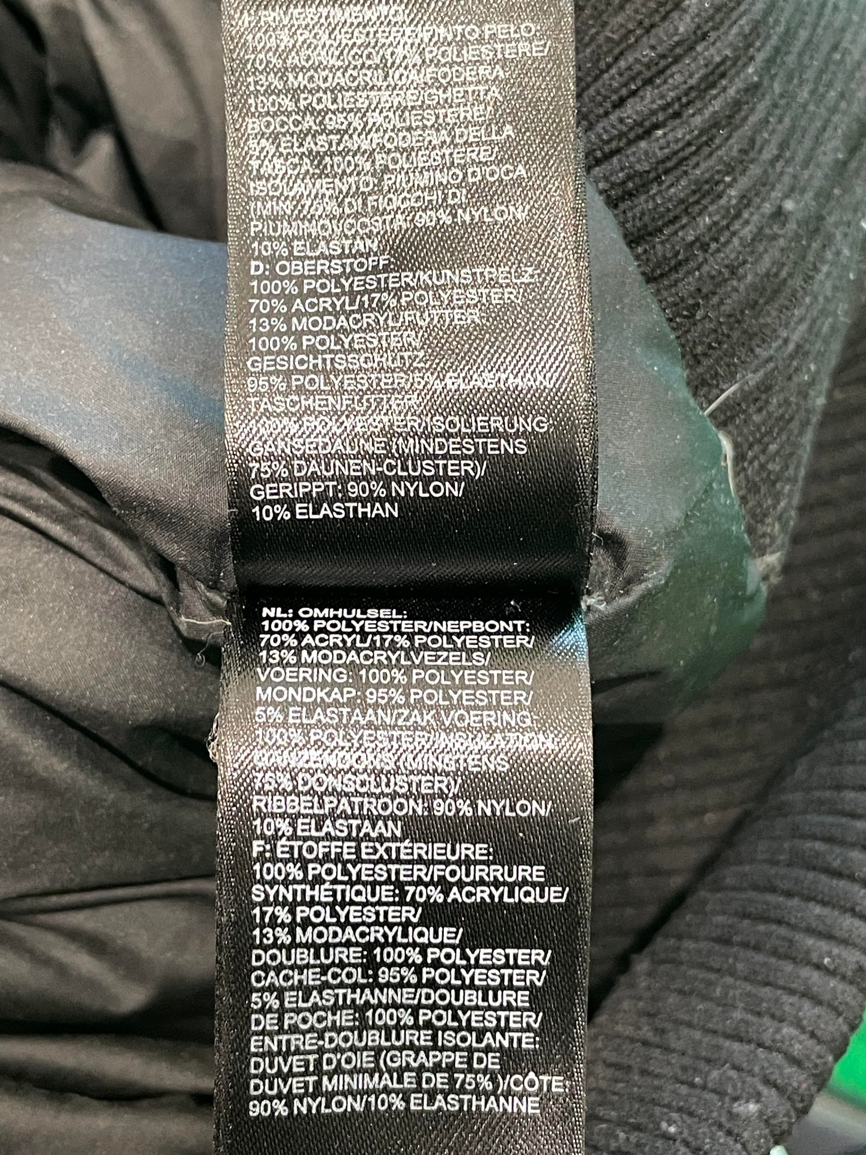 The North Face Fur Bomber Black Coat