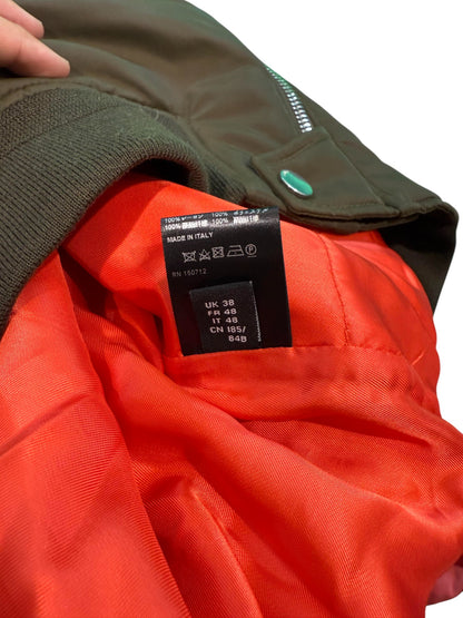 Amiri "Bone" Olive Bomber Jacket