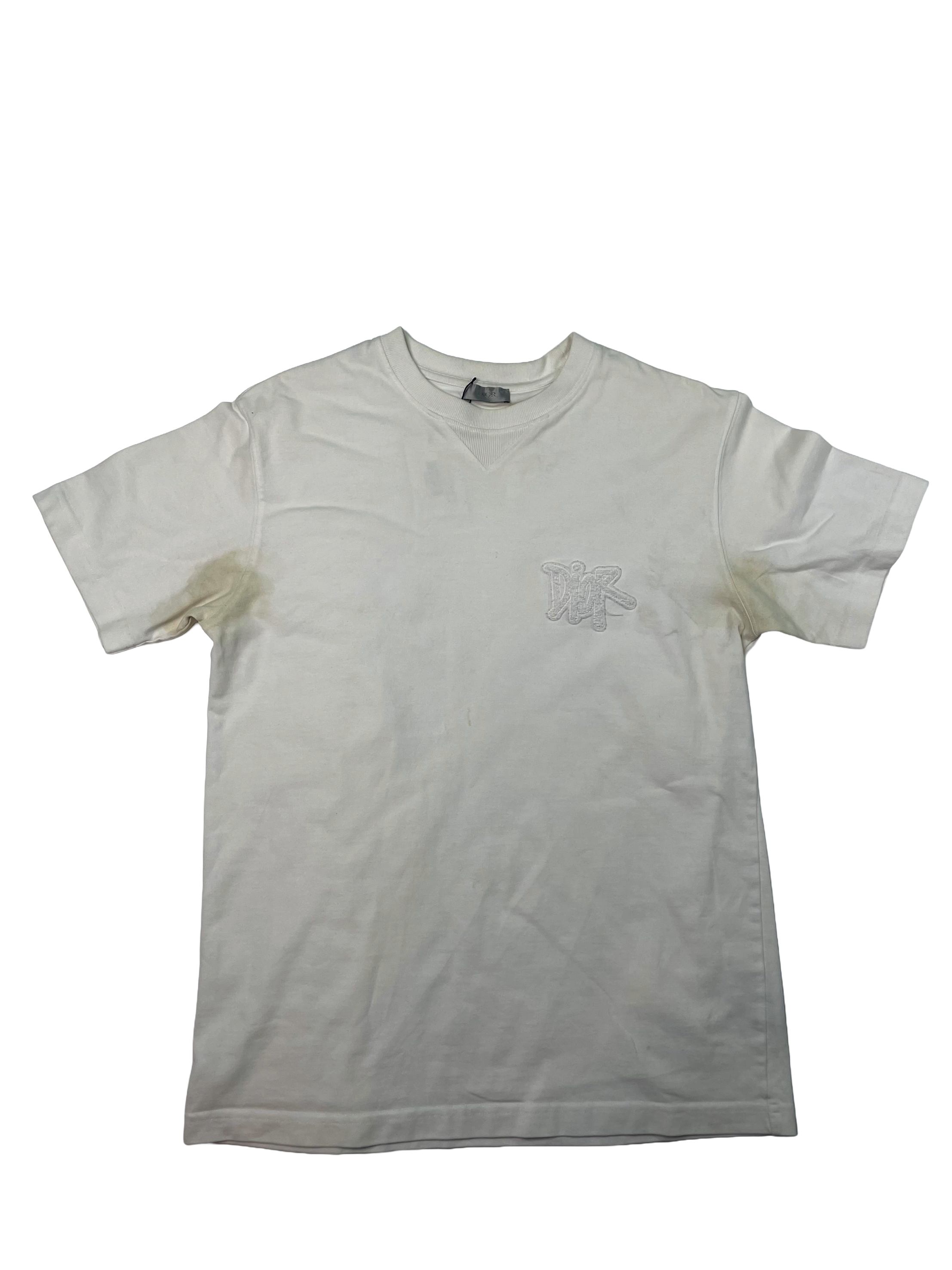 Dior Towel Logo White Tee