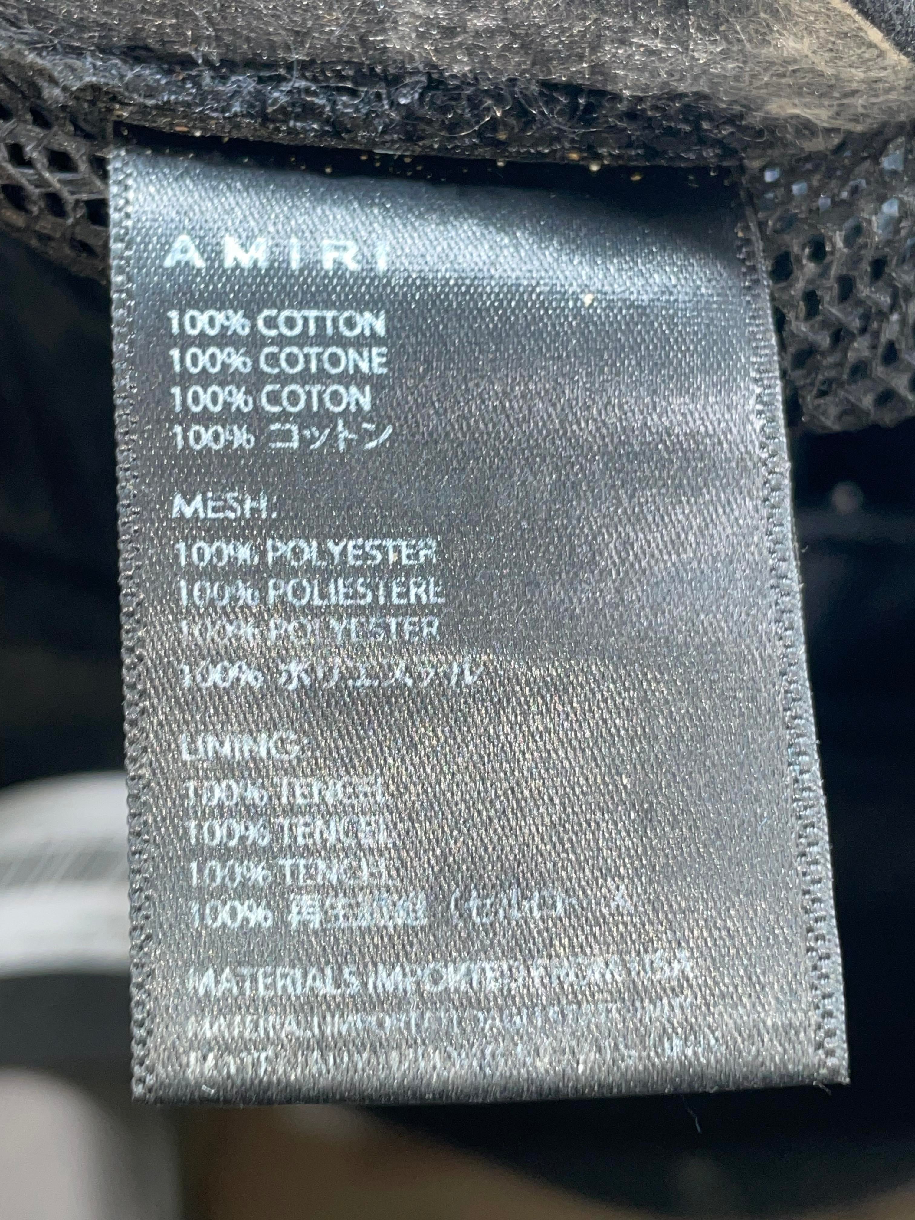 Amiri 'Playboy' Black Trucker Hat