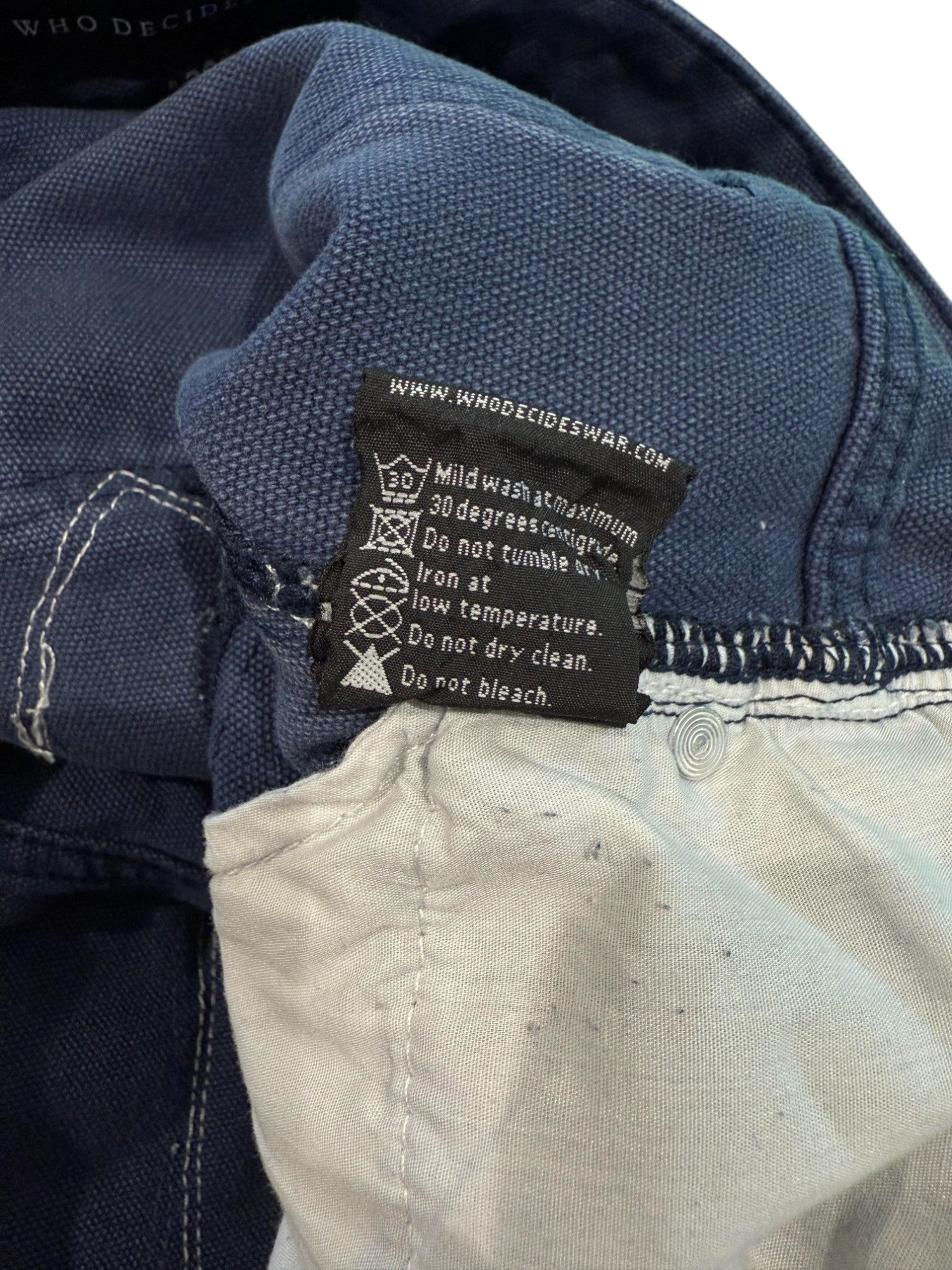WDW "Patched Arch" Embroidered Blue Jeans