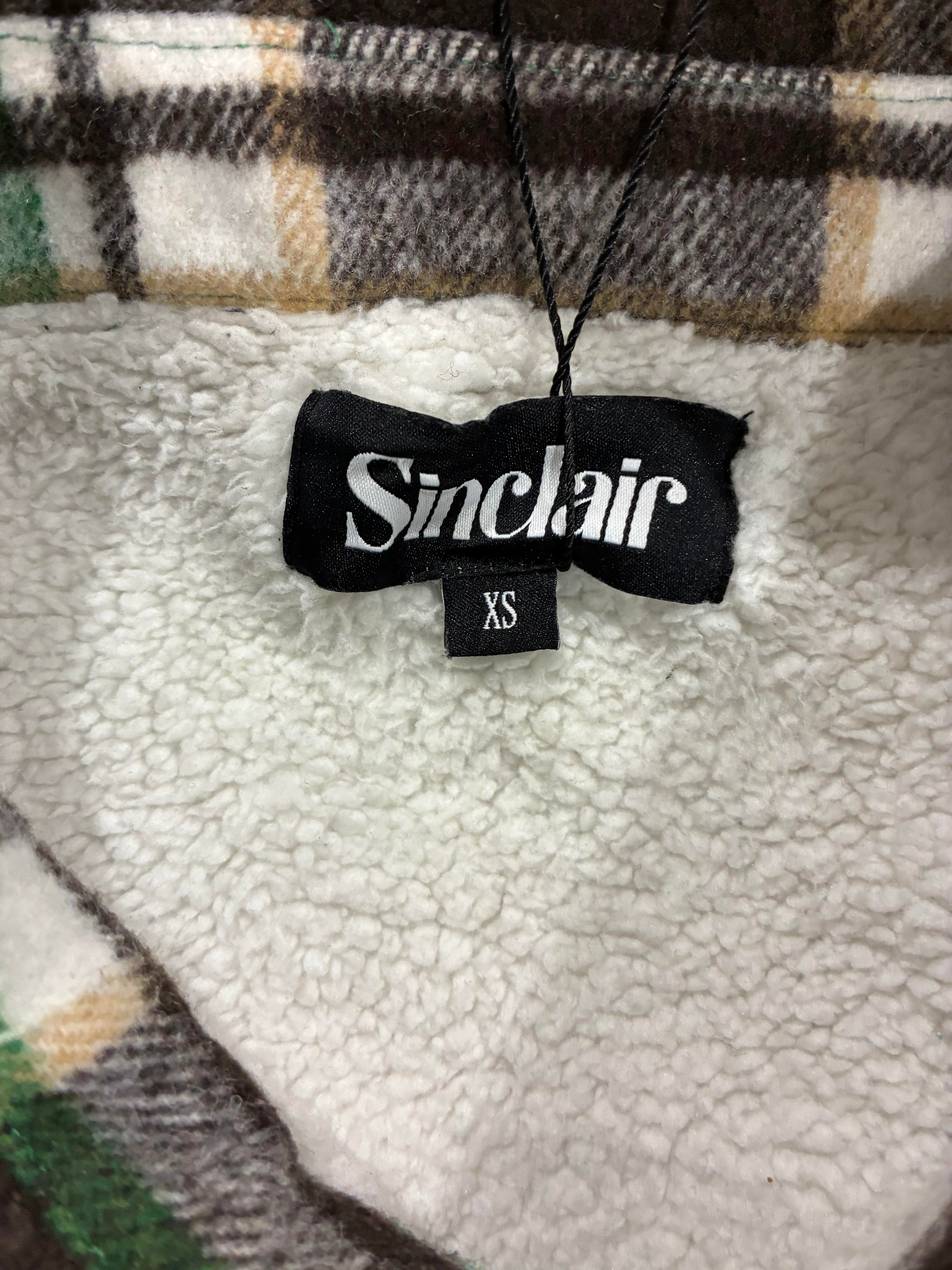 Sinclair Arc Logo Flannel Green Plaid