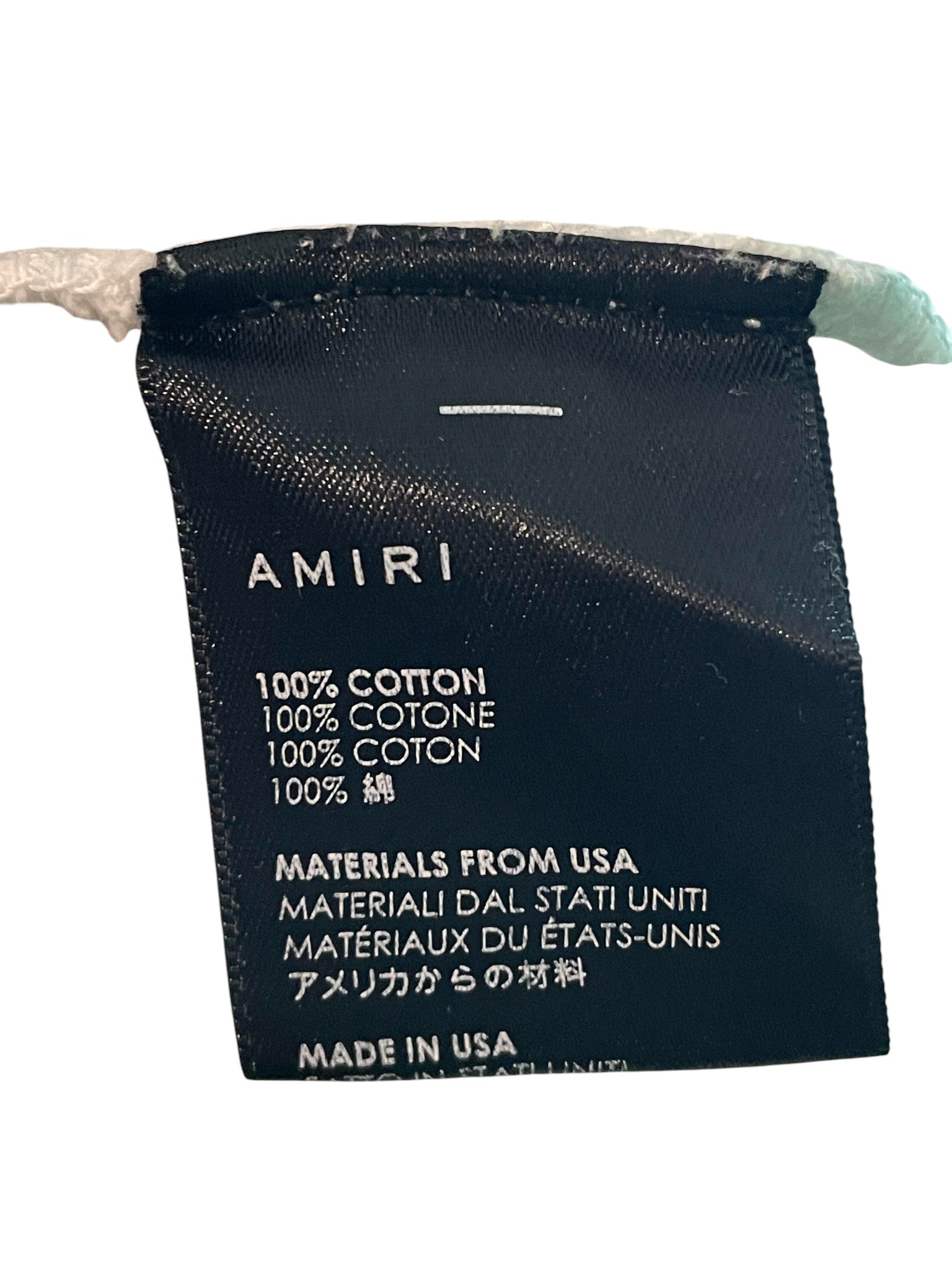 Amiri 'Floral Core Logo' White Tee